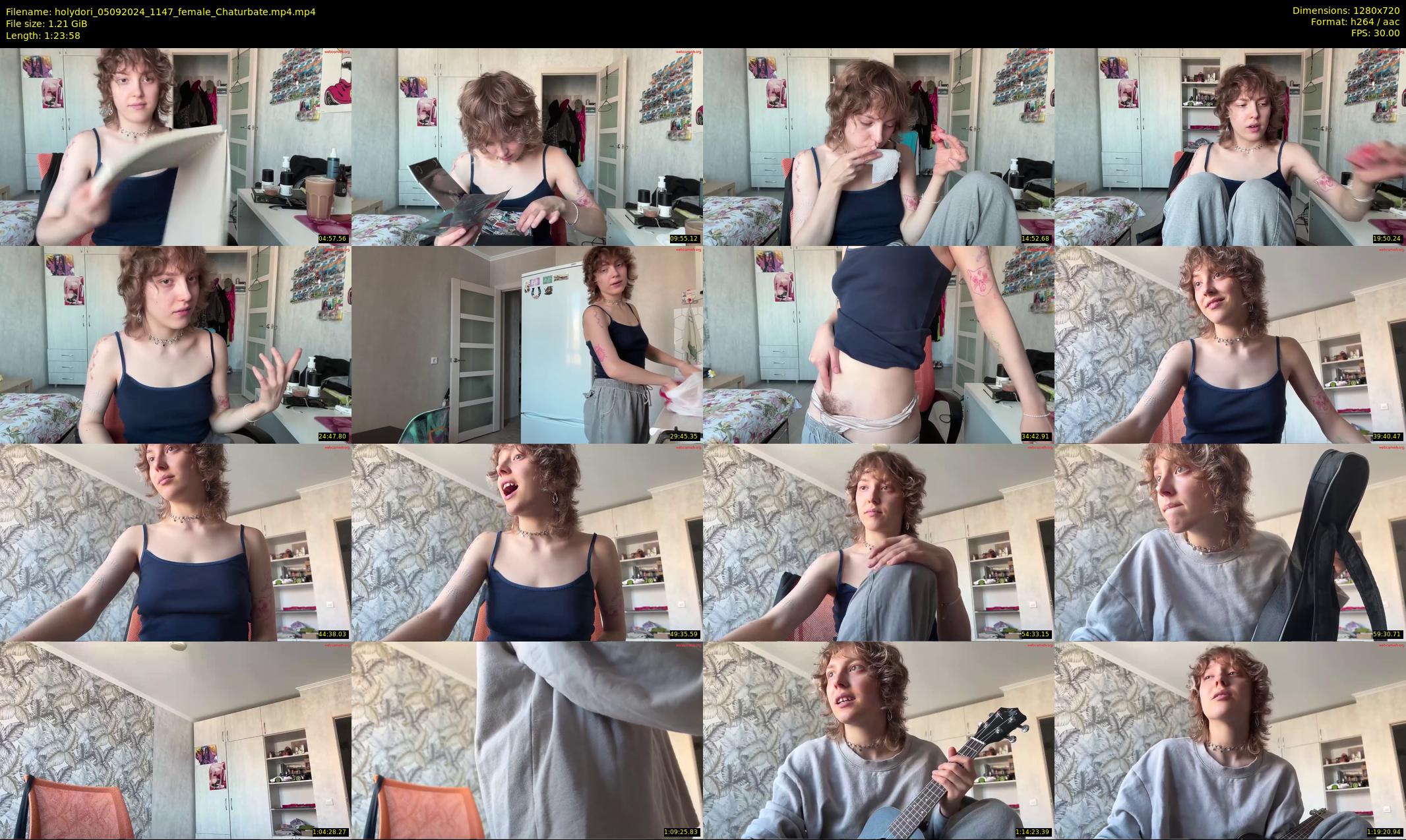 holydori — 84 minute Chaturbate female cam show recording, 720p, Sep 5, 2024