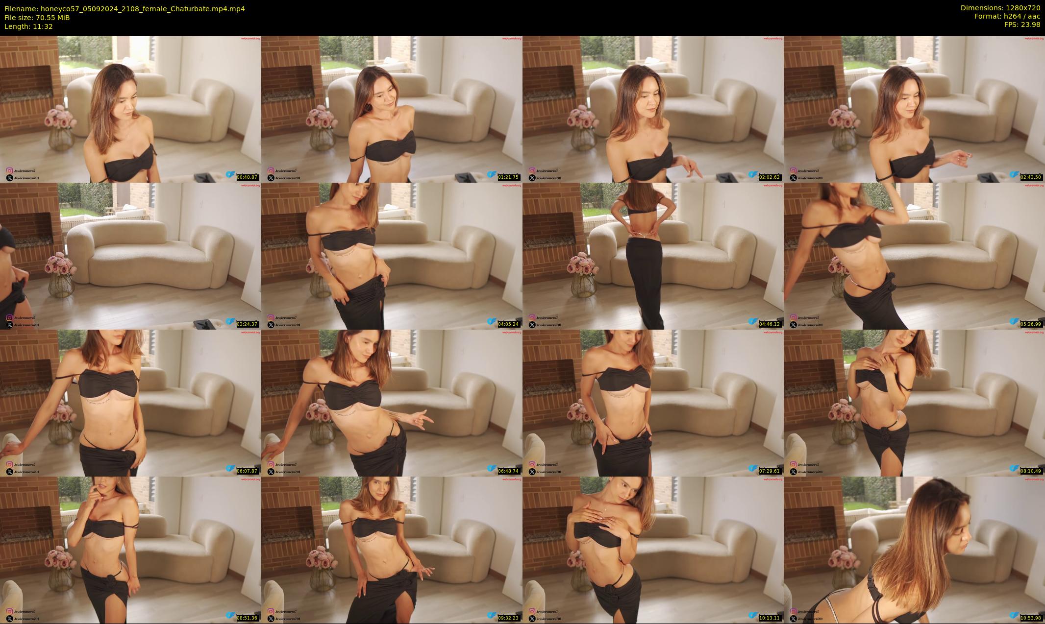 honeyco57 — 12 minute Chaturbate female cam show recording, 720p, Sep 5, 2024