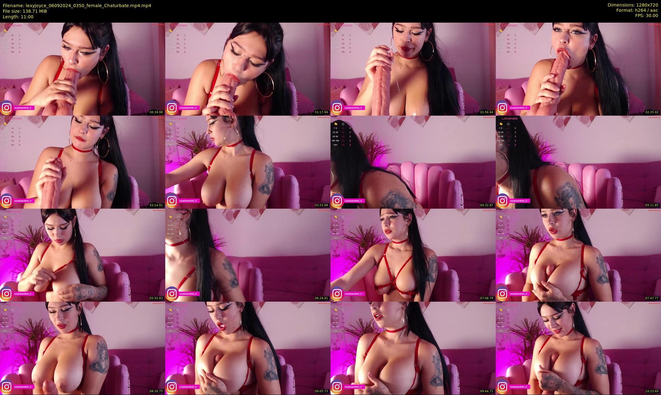 lexyjoyce — 11 minute Chaturbate female cam show recording, 720p, Sep 6, 2024