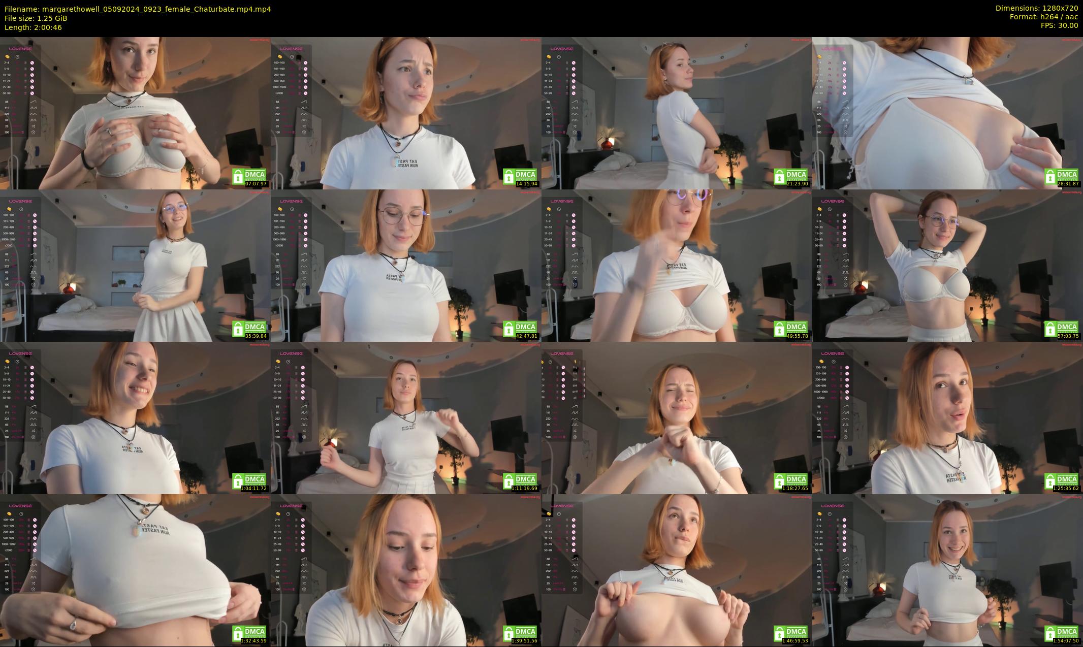 margarethowell — 121 minute Chaturbate female cam show recording, 720p, Sep 5, 2024