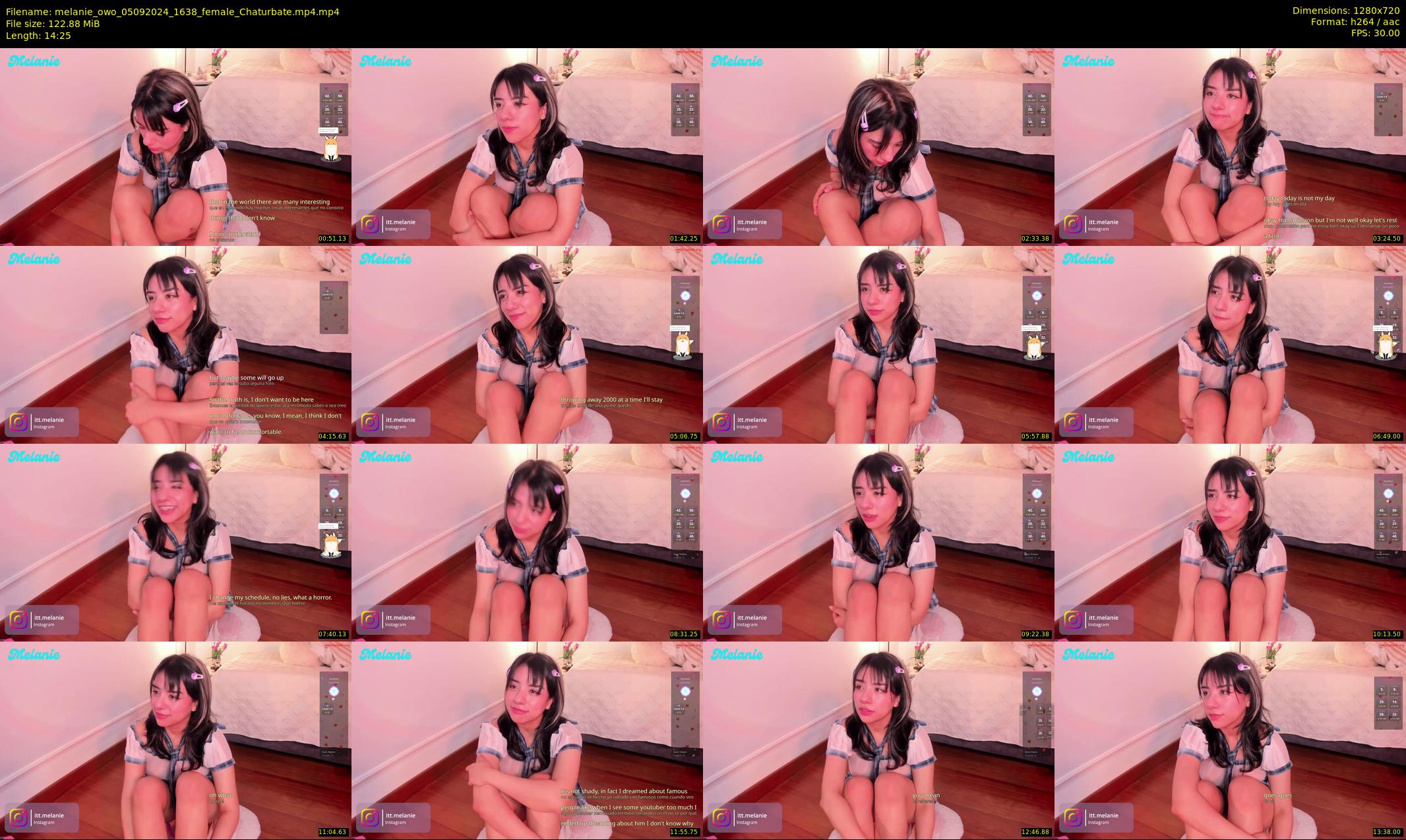 melanie_owo — 15 minute Chaturbate female cam show recording, 720p, Sep 5, 2024