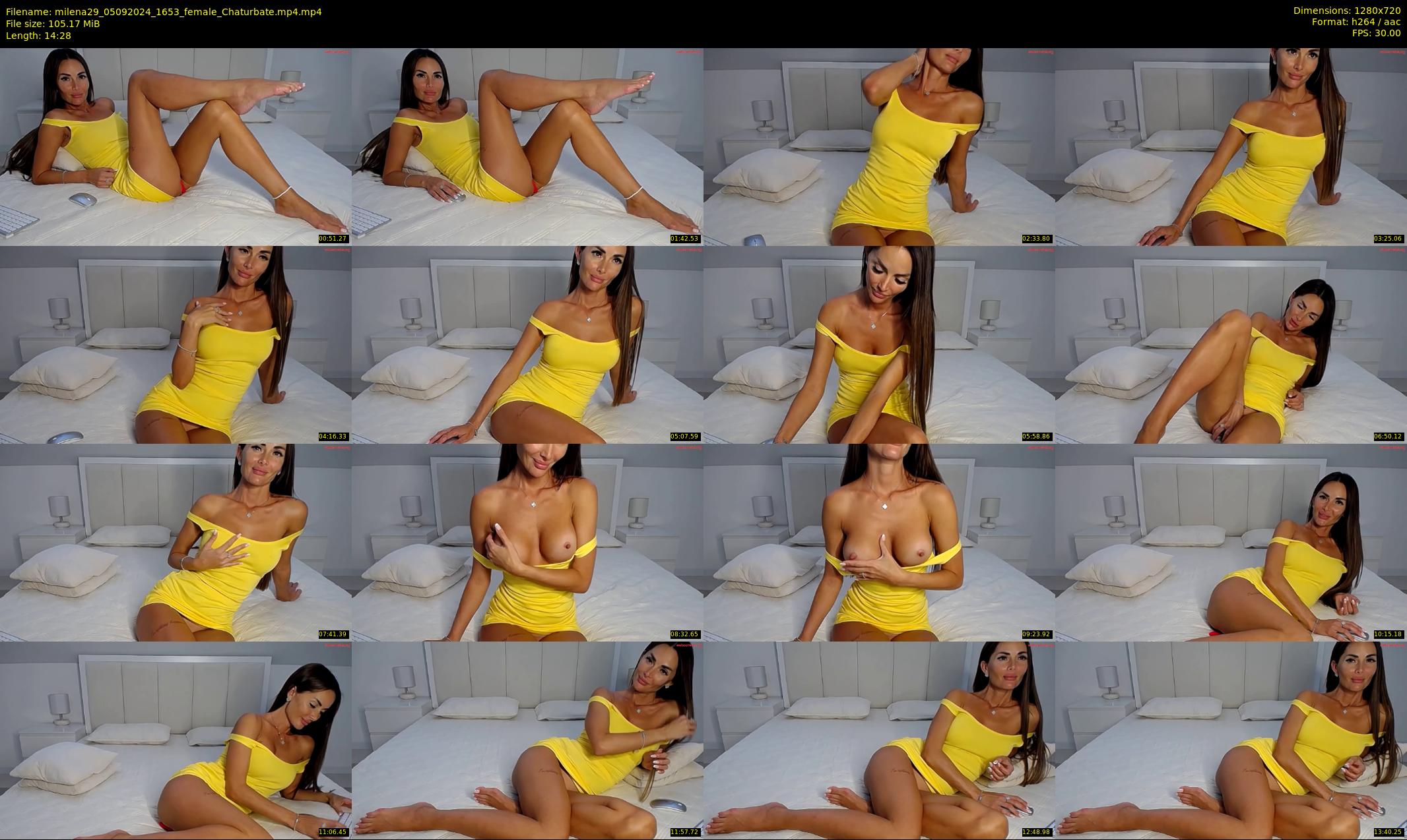 milena29 — 15 minute Chaturbate female cam show recording, 720p, Sep 5, 2024
