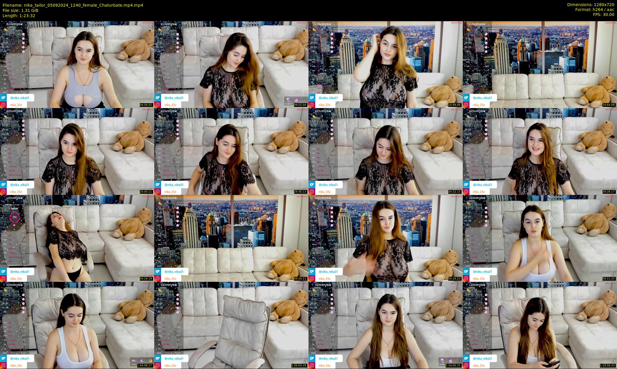 nika_tailor — 84 minute Chaturbate female cam show recording, 720p, Sep 5, 2024