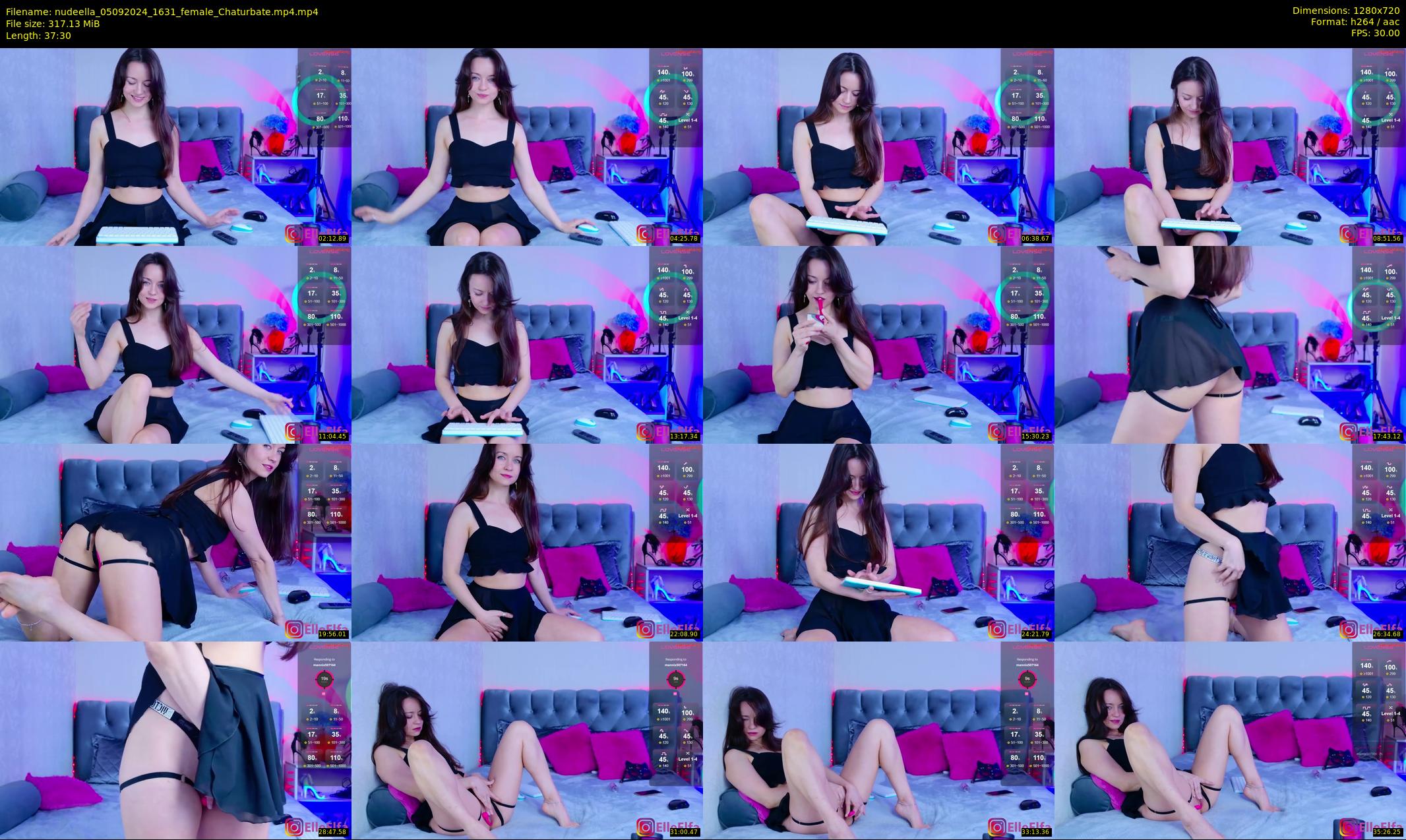 nudeella — 38 minute Chaturbate female cam show recording, 720p, Sep 5, 2024
