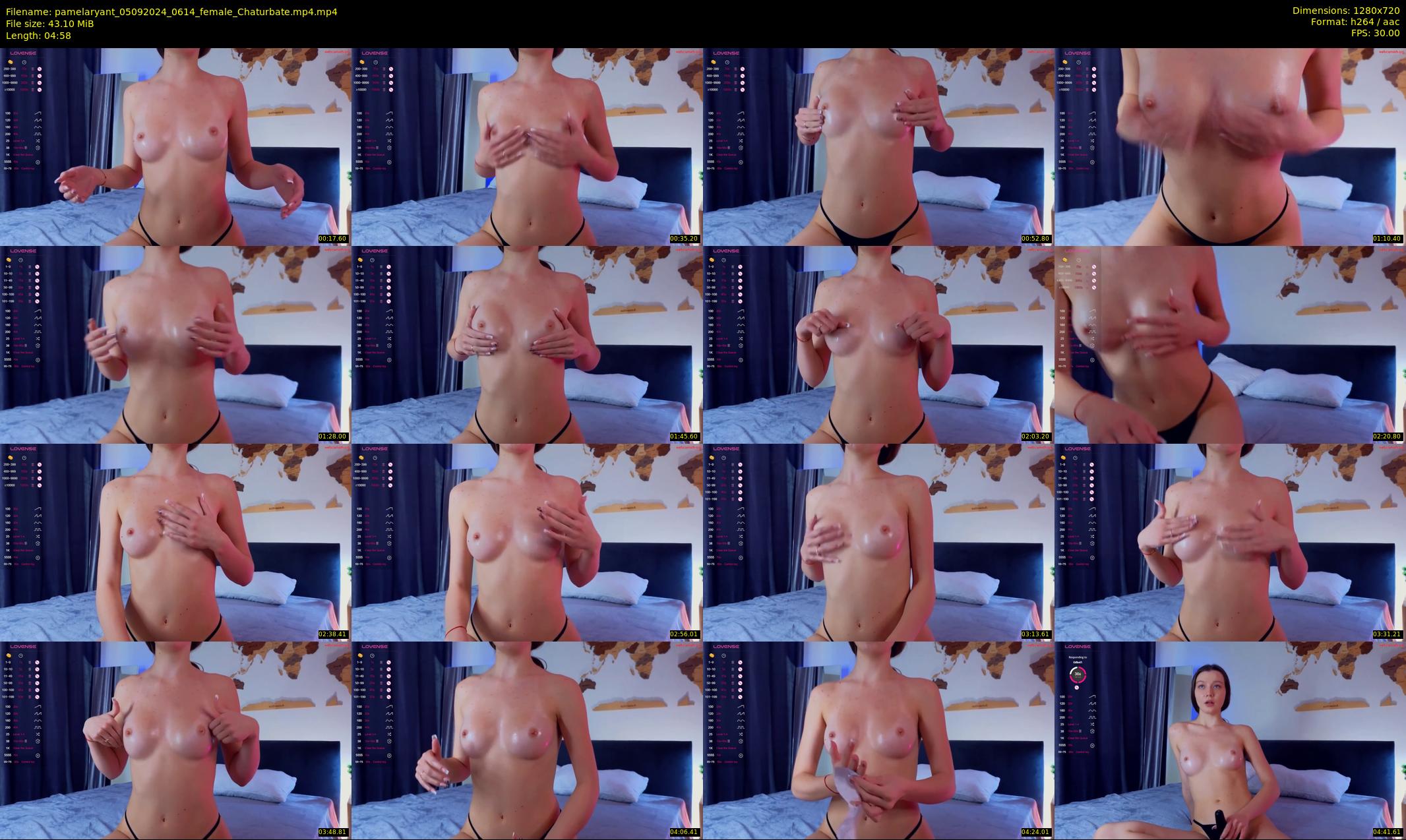 pamelaryant — 5 minute Chaturbate female cam show recording, 720p, Sep 5, 2024