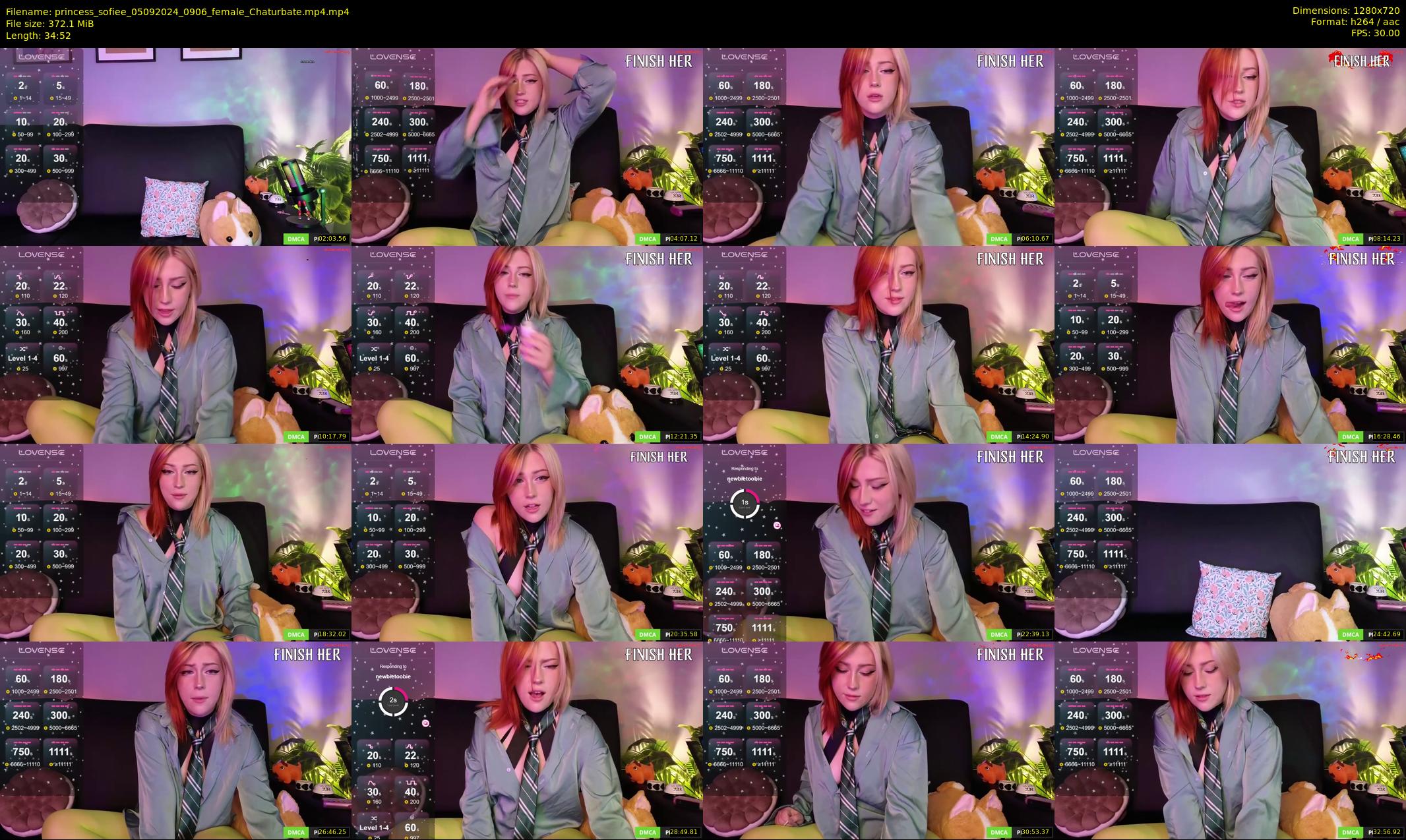 princess_sofiee — 35 minute Chaturbate female cam show recording, 720p, Sep 5, 2024