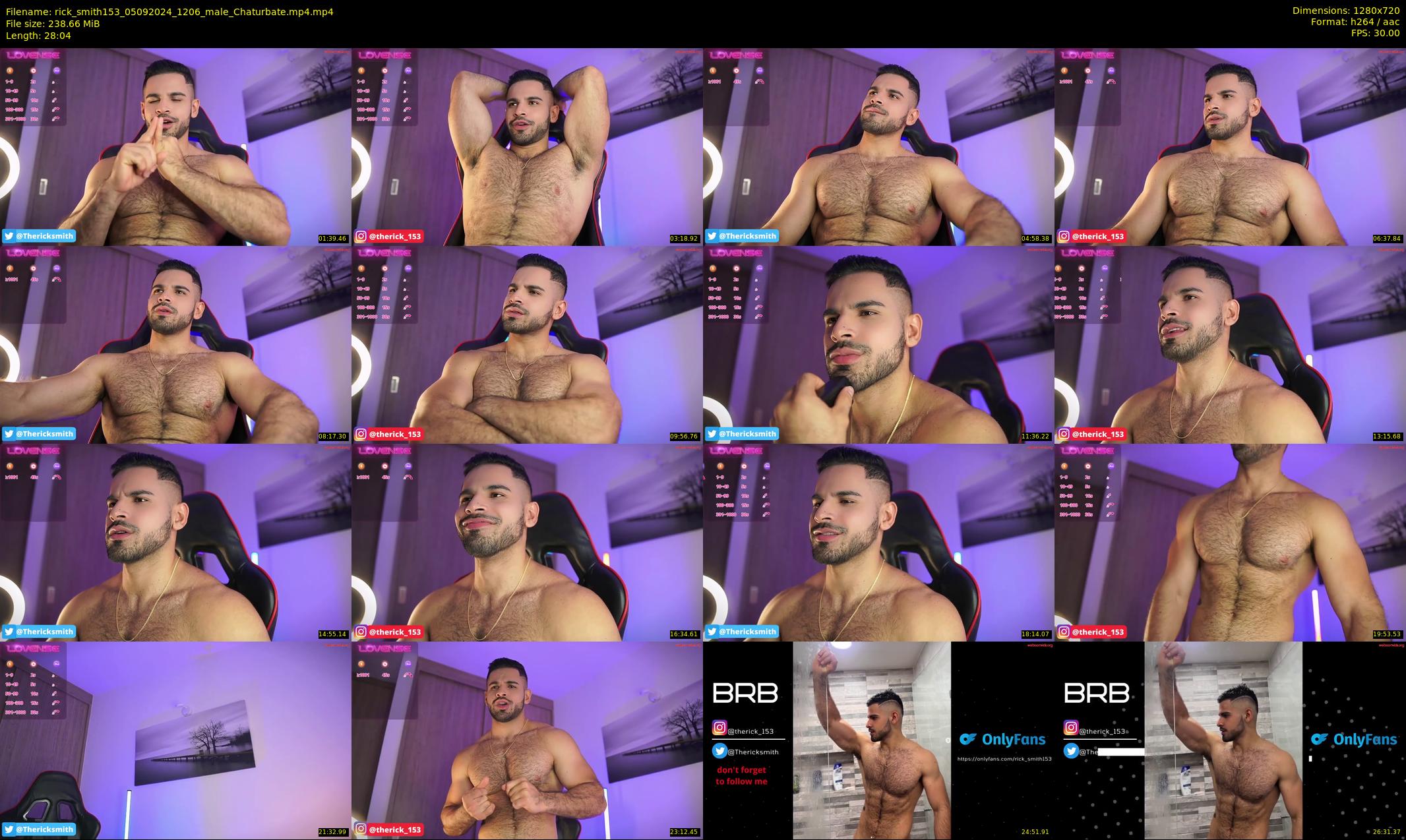 rick_smith153 — 29 minute Chaturbate male cam show recording, 720p, Sep 5, 2024