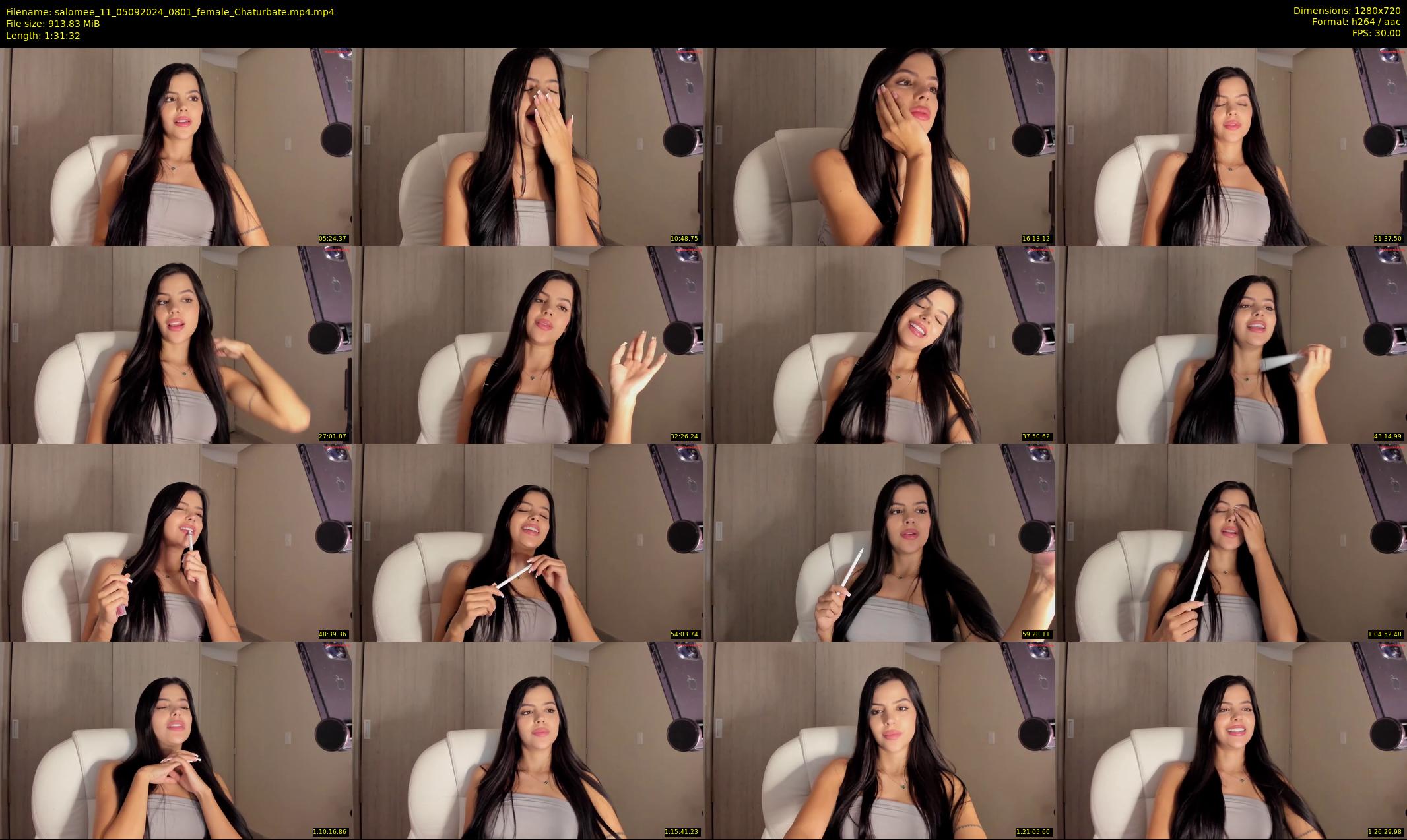 salomee_11 — 92 minute Chaturbate female cam show recording, 720p, Sep 5, 2024