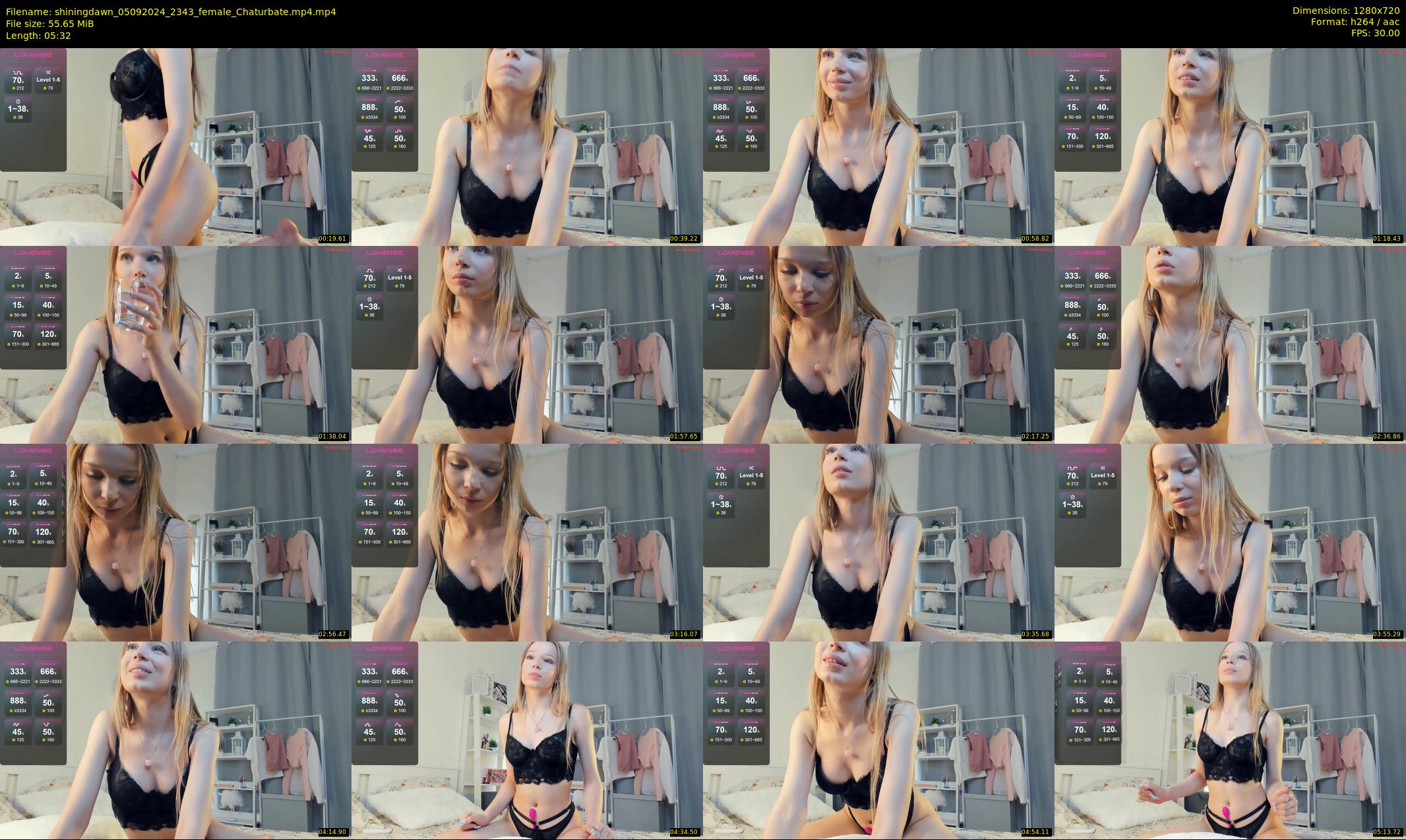 shiningdawn — 6 minute Chaturbate female cam show recording, 720p, Sep 5, 2024