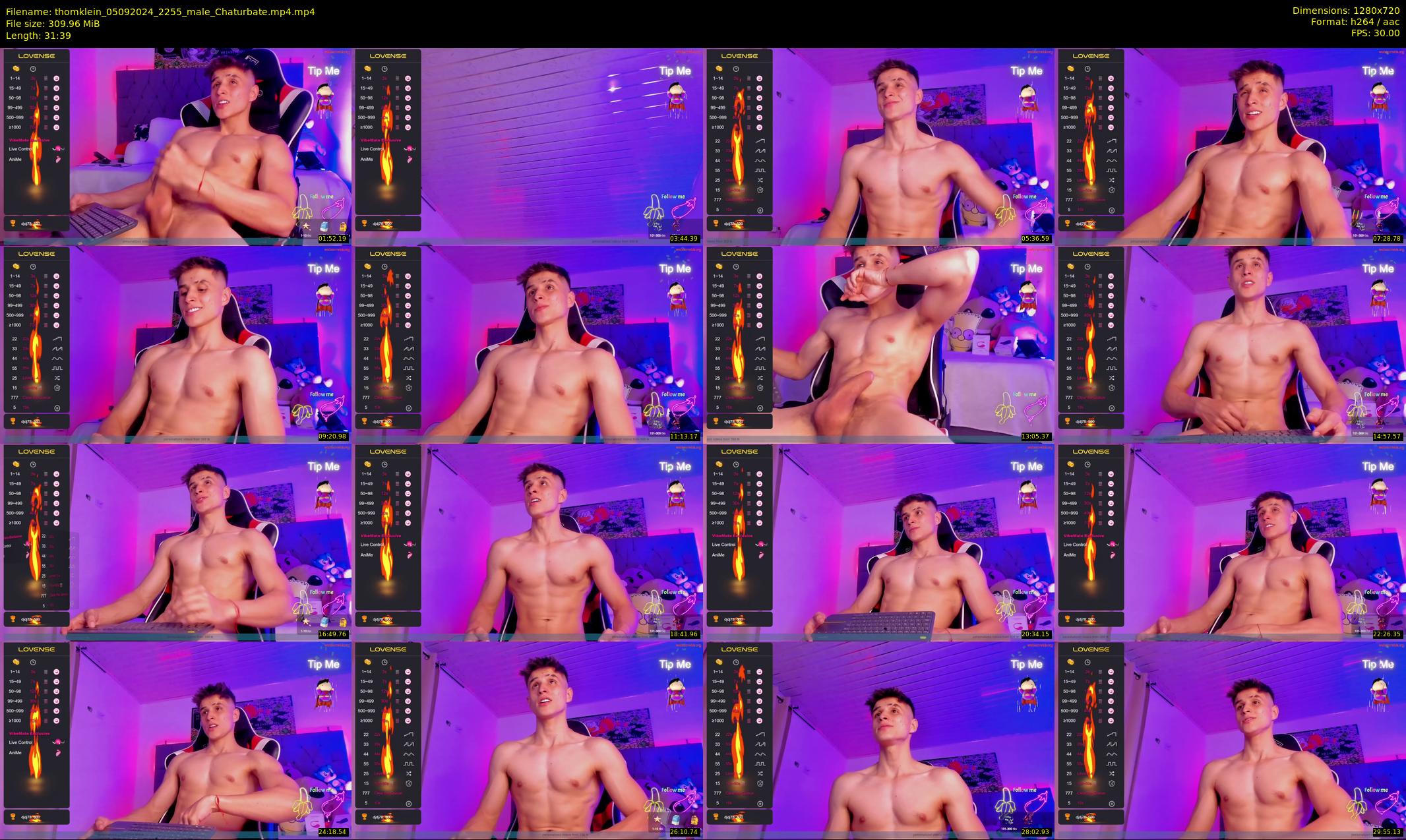 thomklein — 32 minute Chaturbate male cam show recording, 720p, Sep 5, 2024