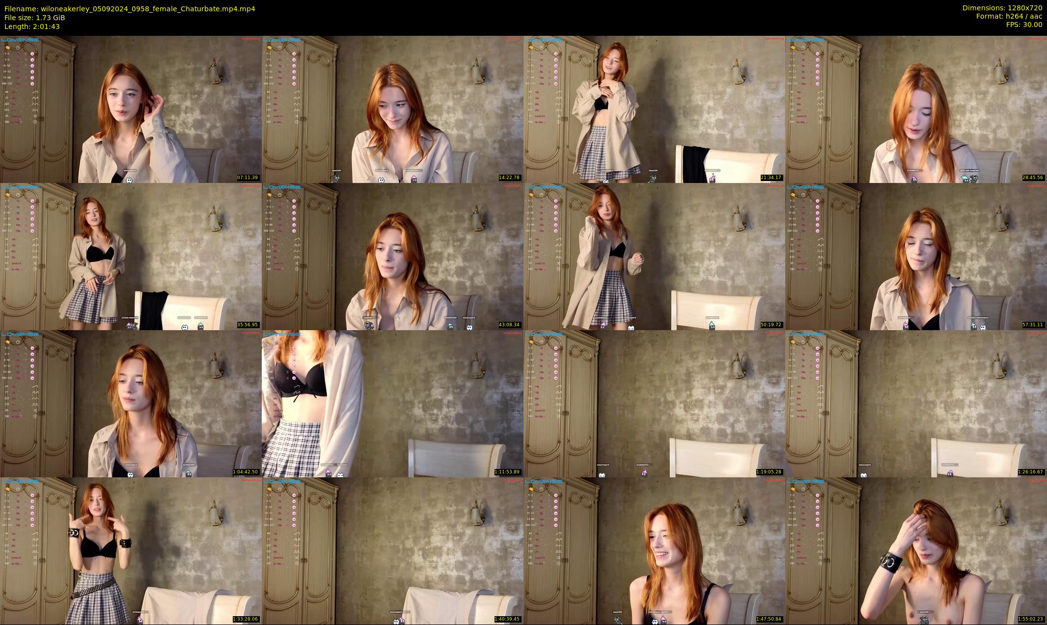 wiloneakerley — 122 minute Chaturbate female cam show recording, 720p, Sep 5, 2024