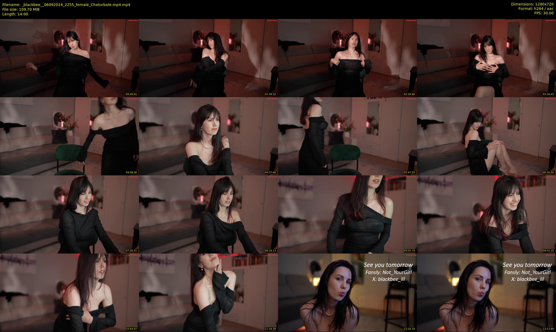 _blackbee_ — 14 minute Chaturbate female cam show recording, 720p, Sep 6, 2024