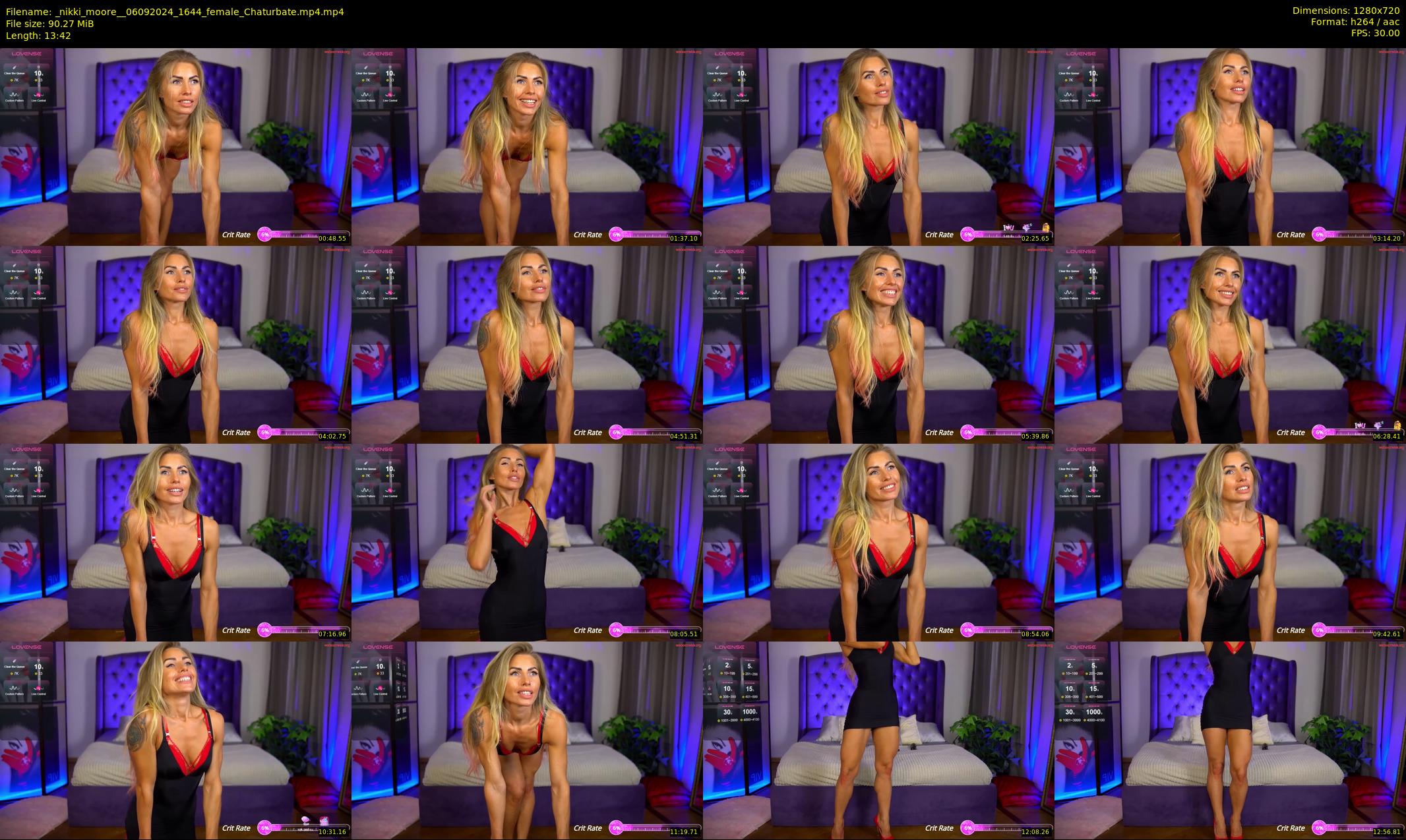 _nikki_moore_ — 14 minute Chaturbate female cam show recording, 720p, Sep 6, 2024