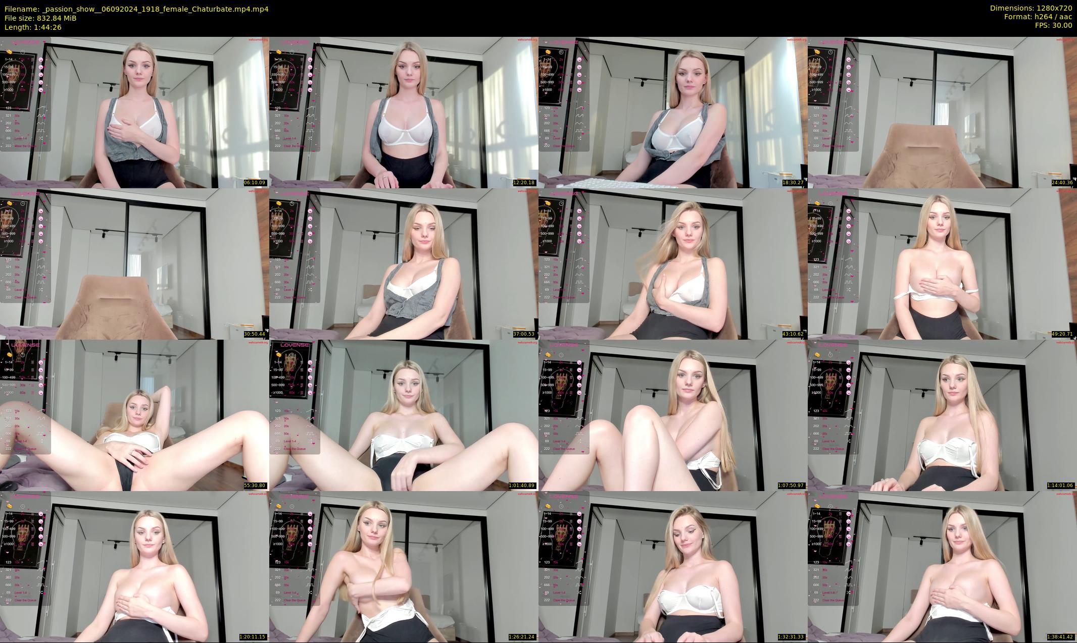 _passion_show_ — 105 minute Chaturbate couple cam show recording, 720p, Sep 6, 2024