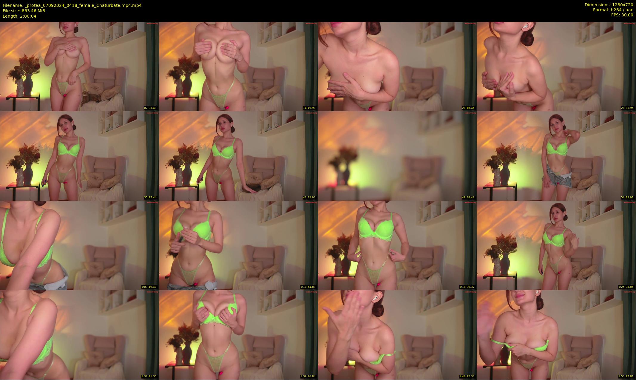 _protea — 121 minute Chaturbate female cam show recording, 720p, Sep 7, 2024