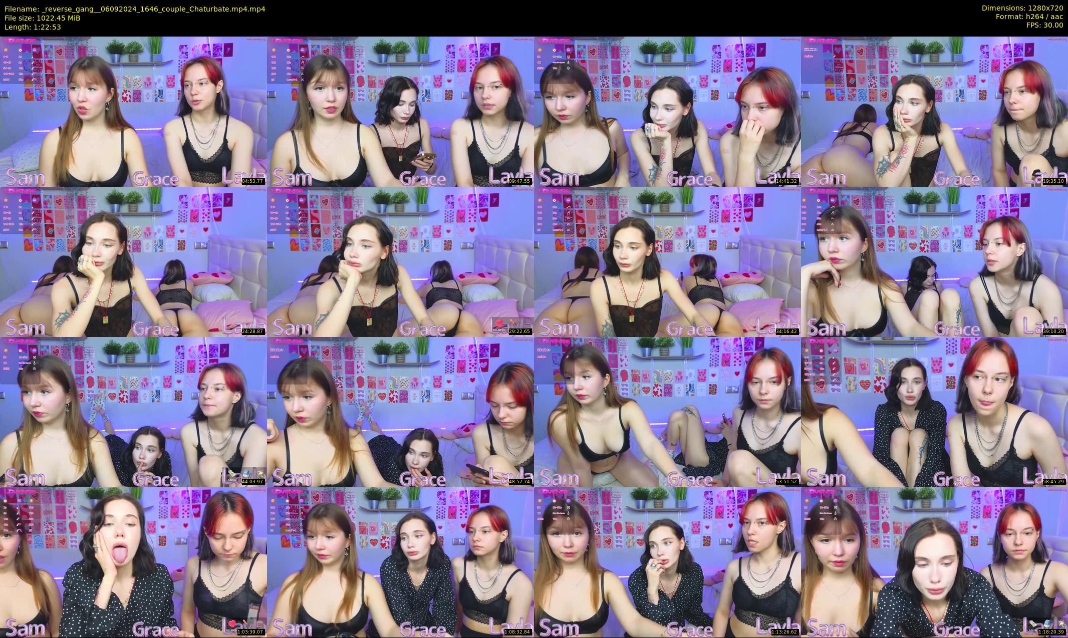 _reverse_gang_ — 83 minute Chaturbate couple cam show recording, 720p, Sep 6, 2024