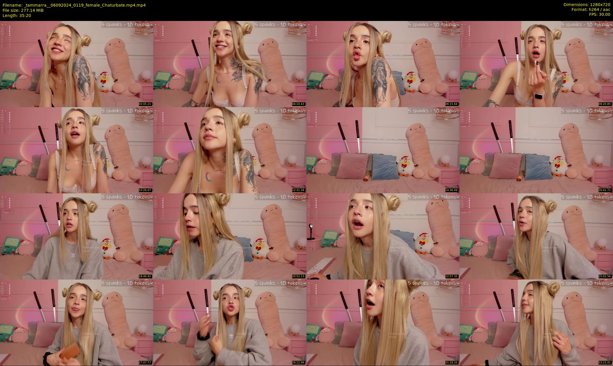 _tammarra_ — 36 minute Chaturbate female cam show recording, 720p, Sep 6, 2024