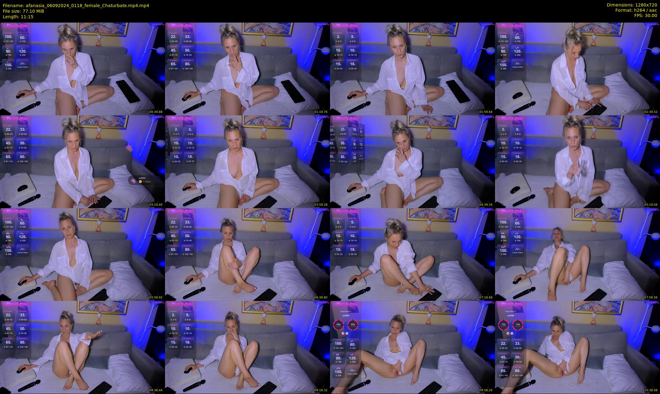 afanasia — 12 minute Chaturbate female cam show recording, 720p, Sep 6, 2024