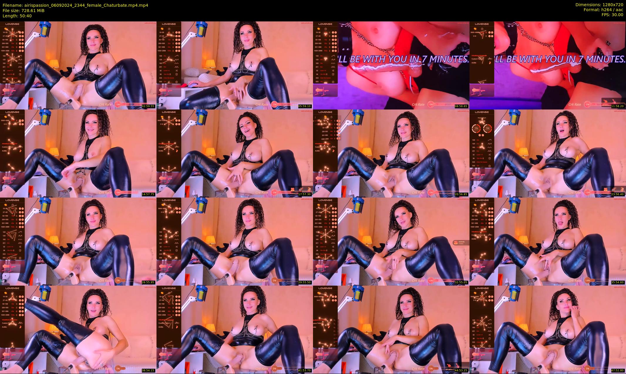 airispassion — 51 minute Chaturbate female cam show recording, 720p, Sep 6, 2024
