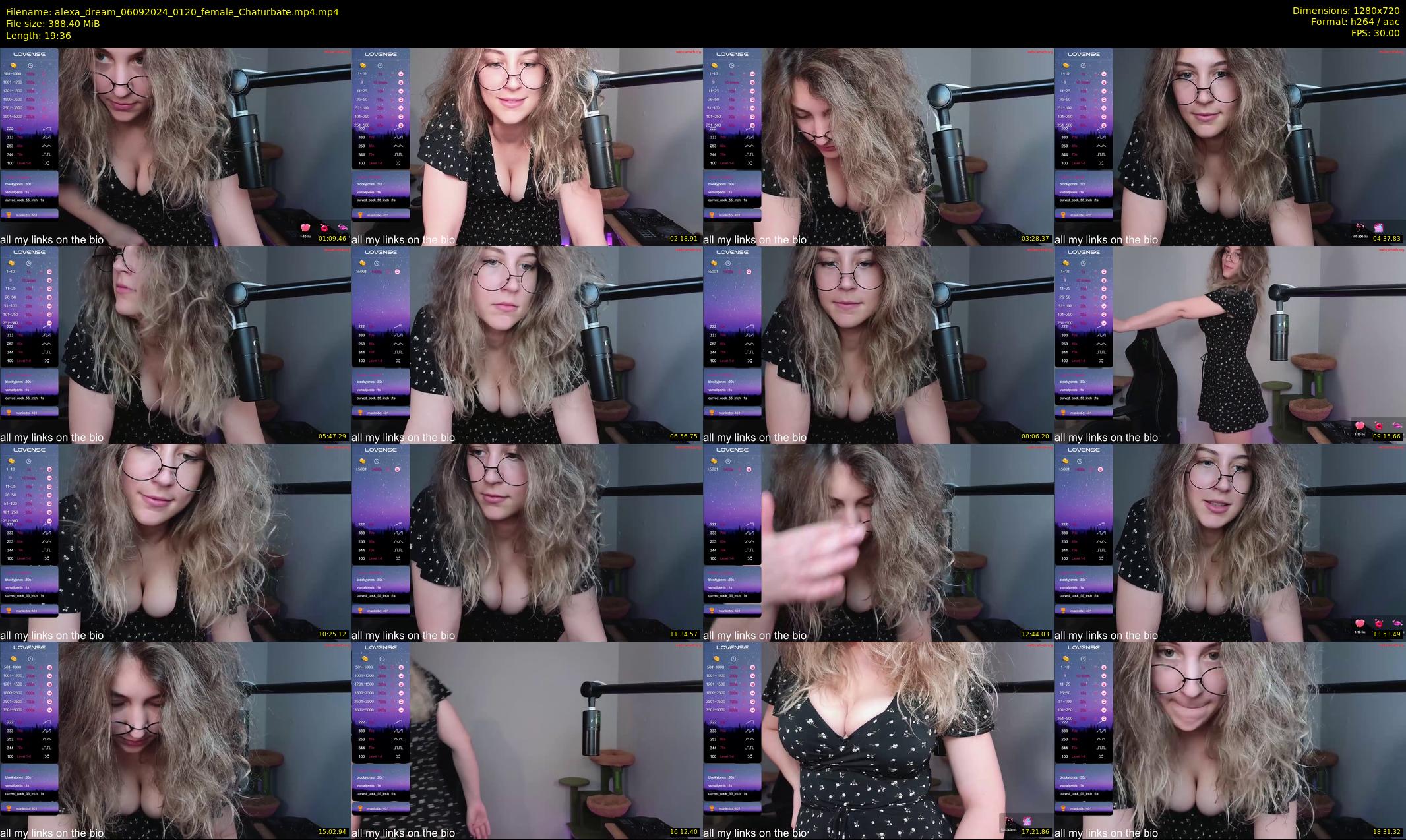 alexa_dream — 20 minute Chaturbate female cam show recording, 720p, Sep 6, 2024