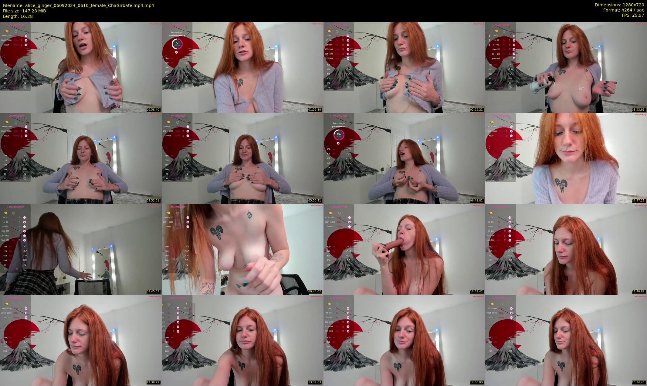 alice_ginger — 17 minute Chaturbate female cam show recording, 720p, Sep 6, 2024