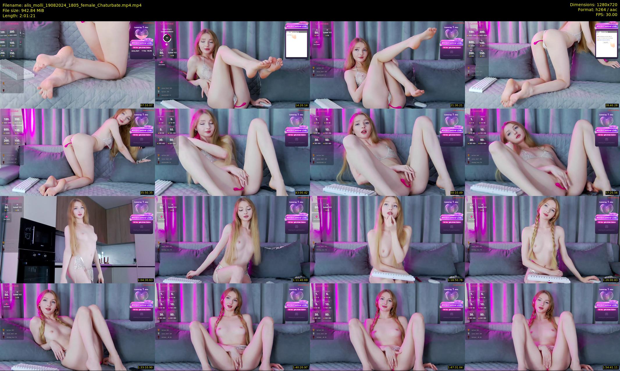 alis_molli — 122 minute Chaturbate female cam show recording, 720p, Aug 19, 2024