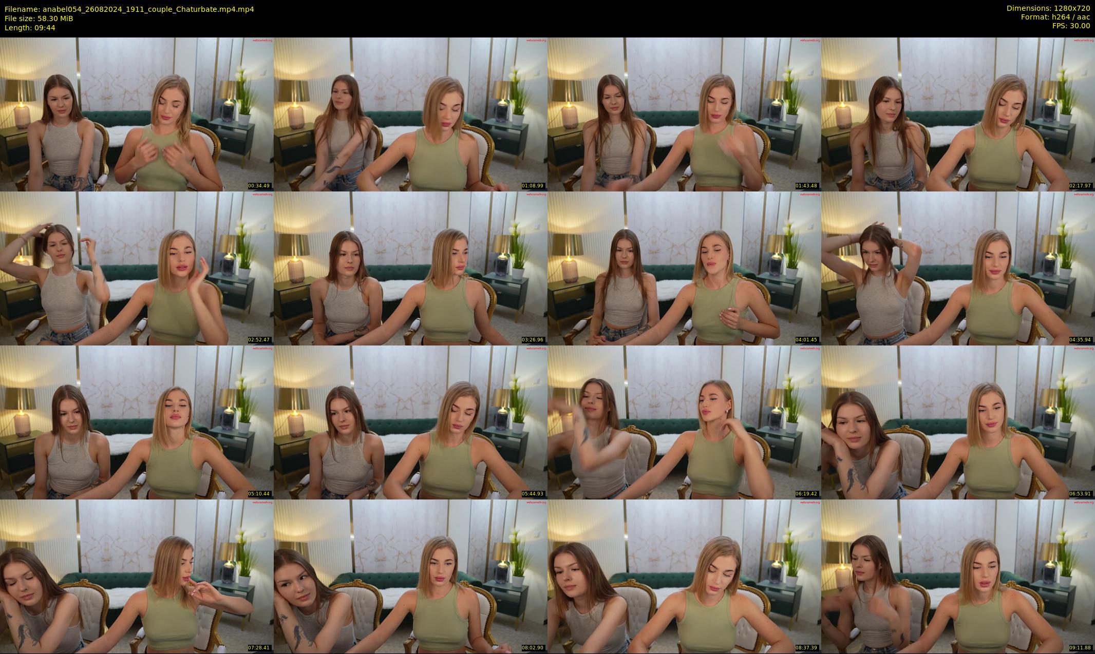 anabel054 — 10 minute Chaturbate female cam show recording, 720p, Aug 26, 2024