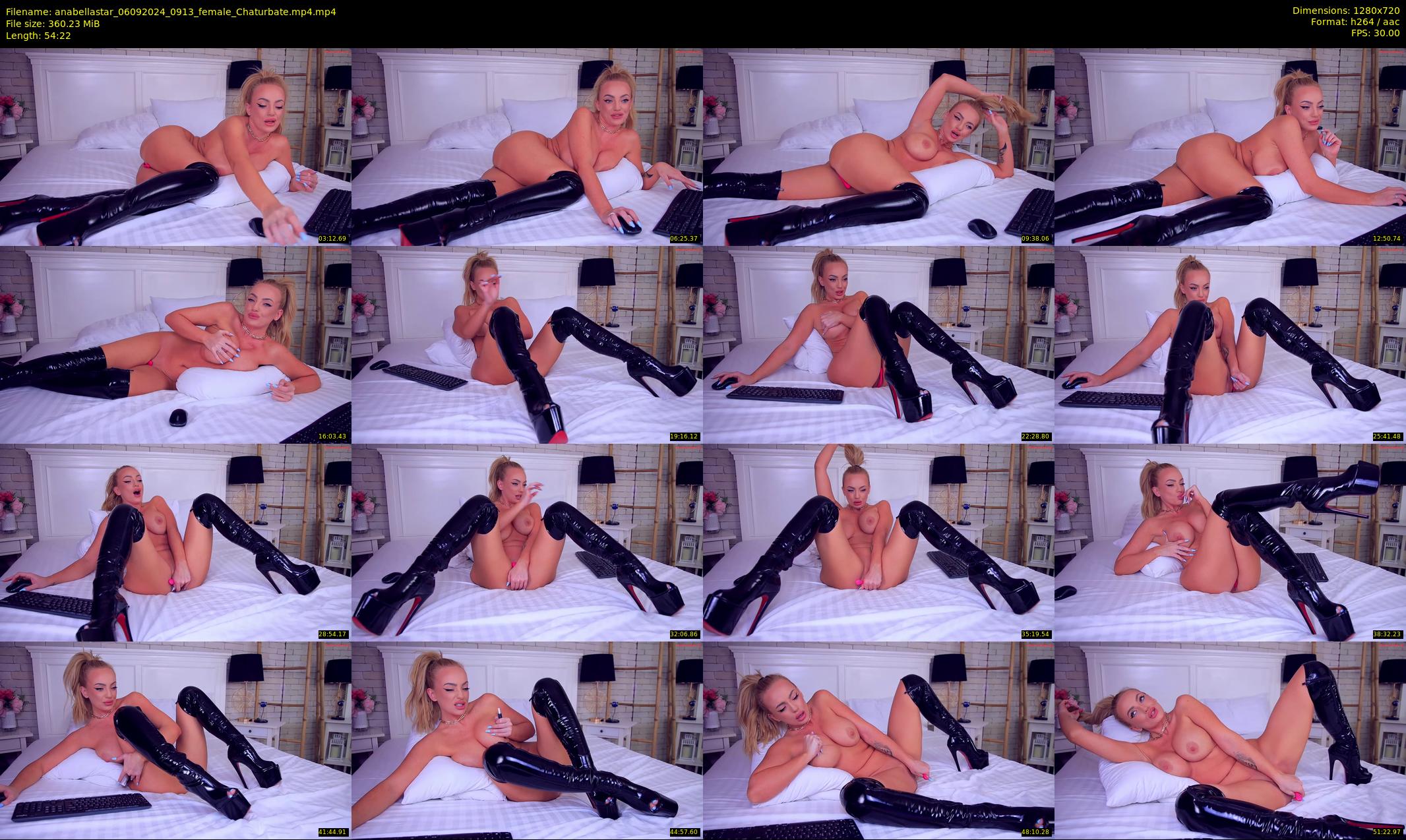 anabellastar — 55 minute Chaturbate female cam show recording, 720p, Sep 6, 2024