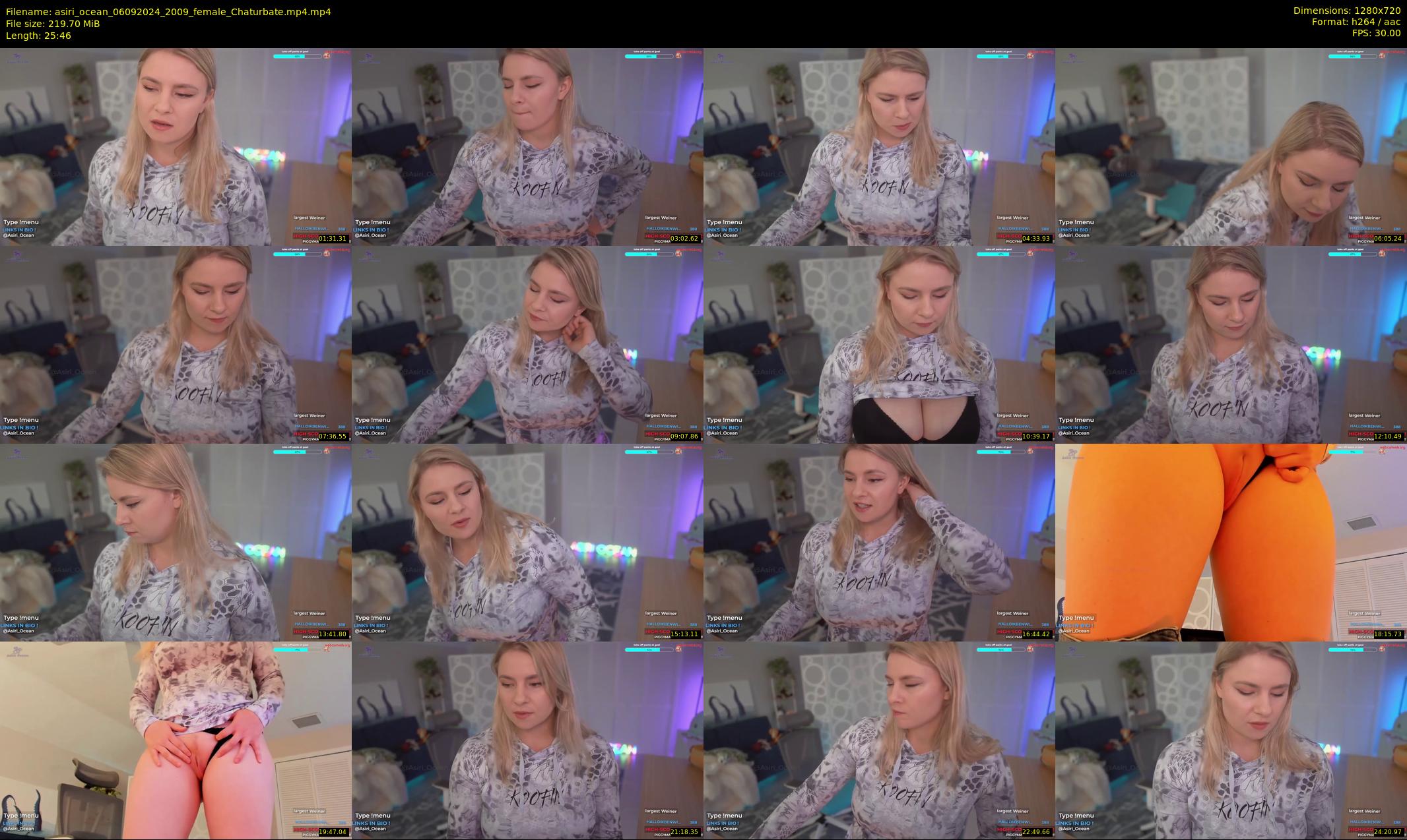 asiri_ocean — 26 minute Chaturbate female cam show recording, 720p, Sep 6, 2024