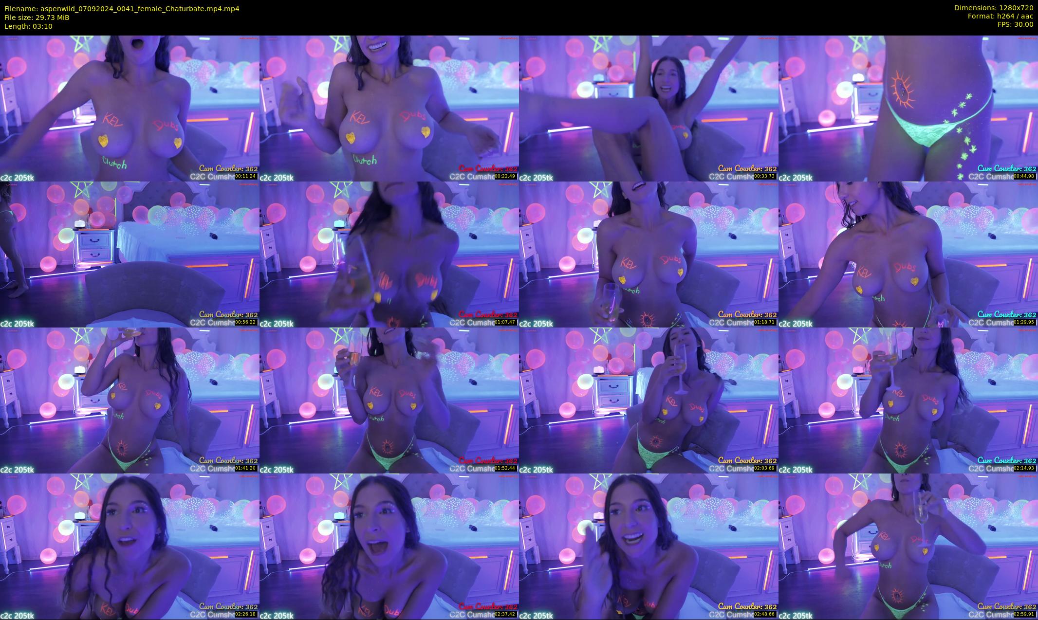 aspenwild — 4 minute Chaturbate female cam show recording, 720p, Sep 7, 2024