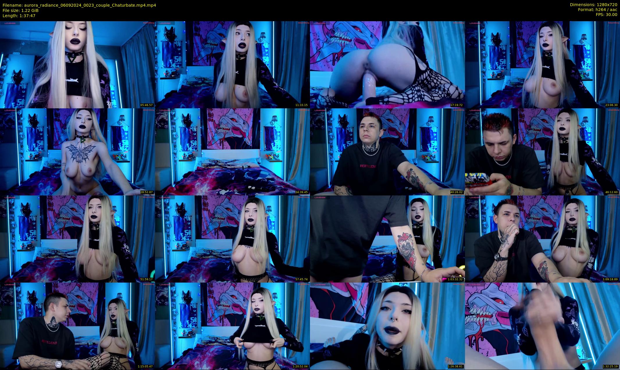 aurora_radiance — 98 minute Chaturbate couple cam show recording, 720p, Sep 6, 2024