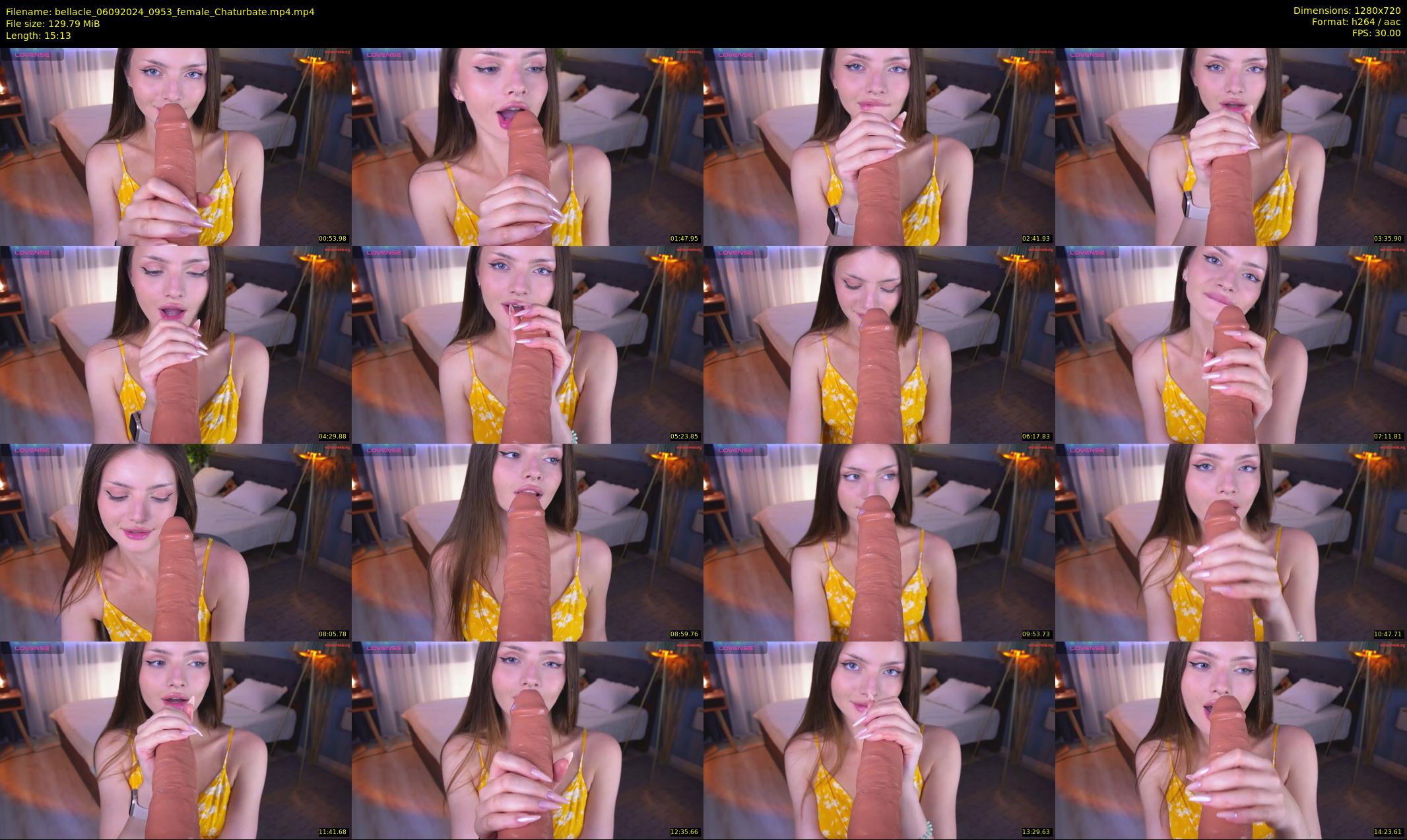 bellacle — 16 minute Chaturbate female cam show recording, 720p, Sep 6, 2024