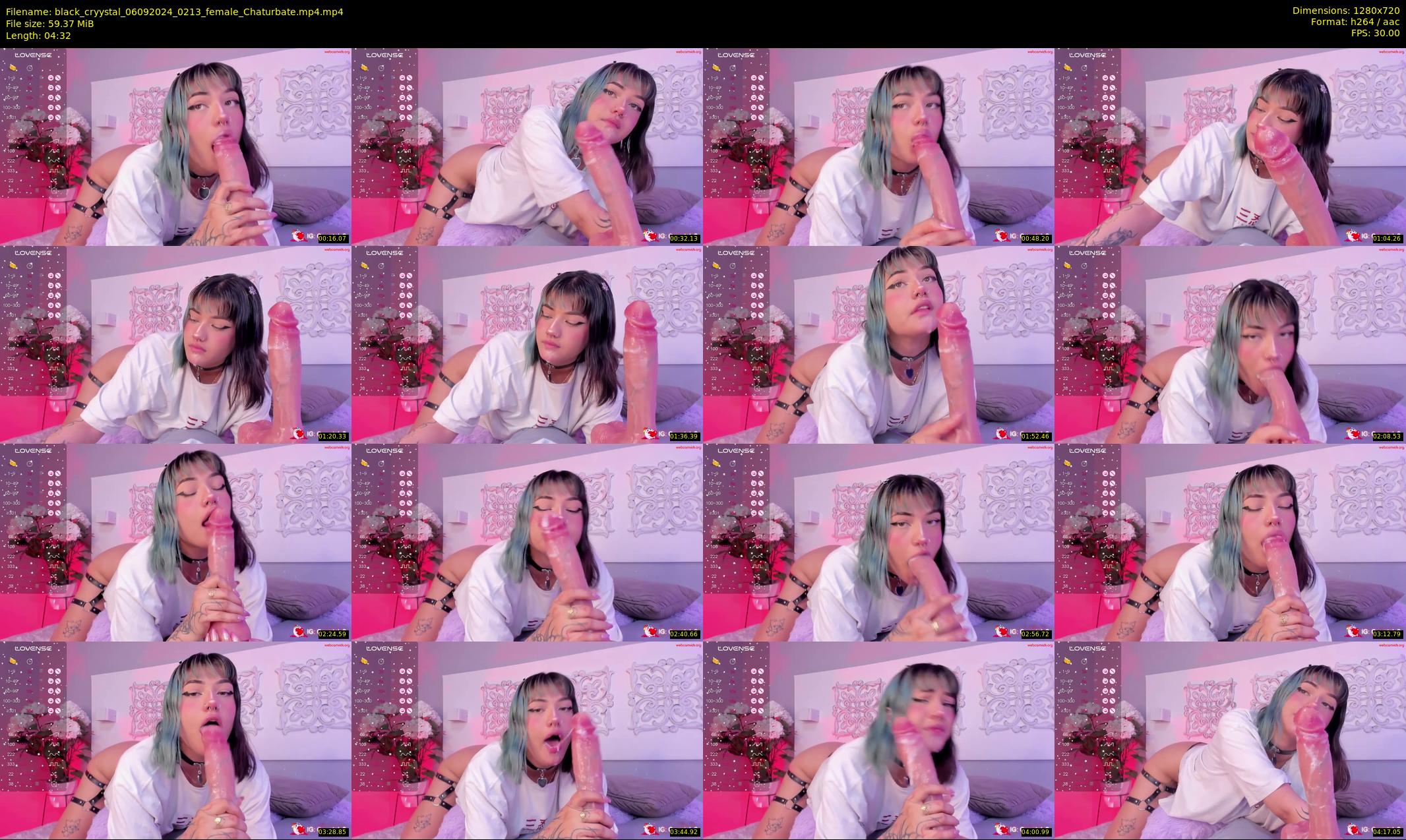 black_cryystal — 5 minute Chaturbate female cam show recording, 720p, Sep 6, 2024