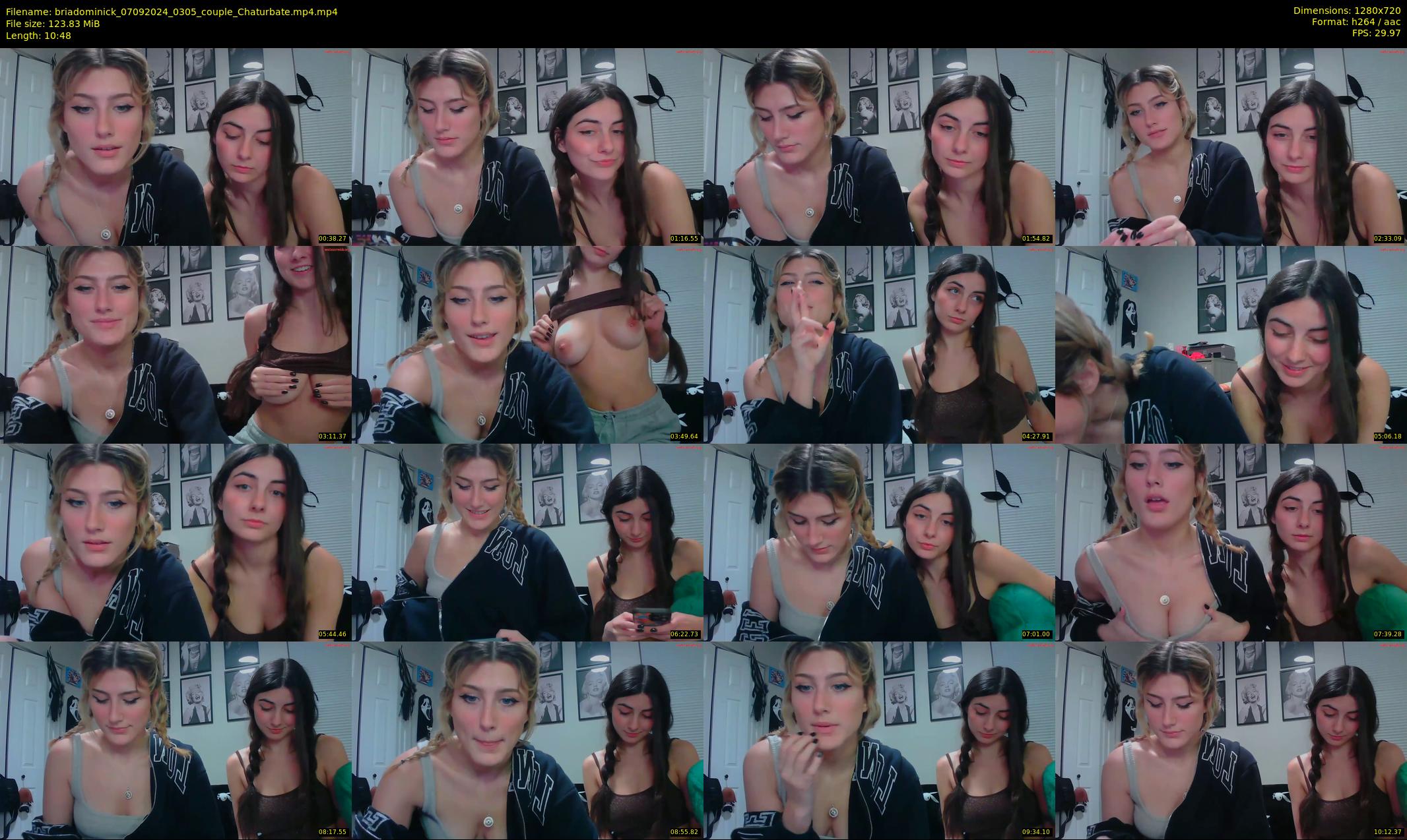 briadominick — 11 minute Chaturbate couple cam show recording, 720p, Sep 7, 2024