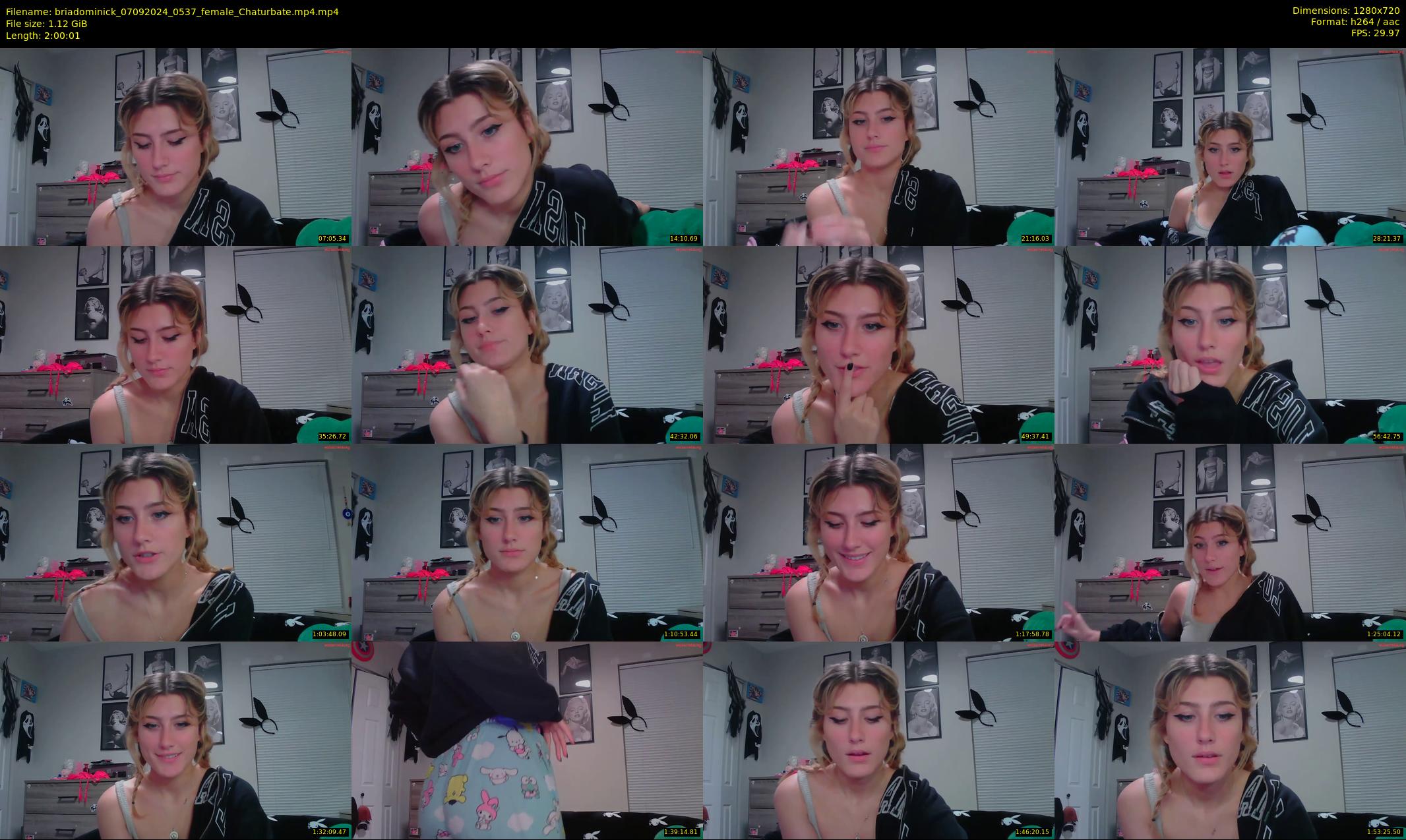 briadominick — 121 minute Chaturbate couple cam show recording, 720p, Sep 7, 2024