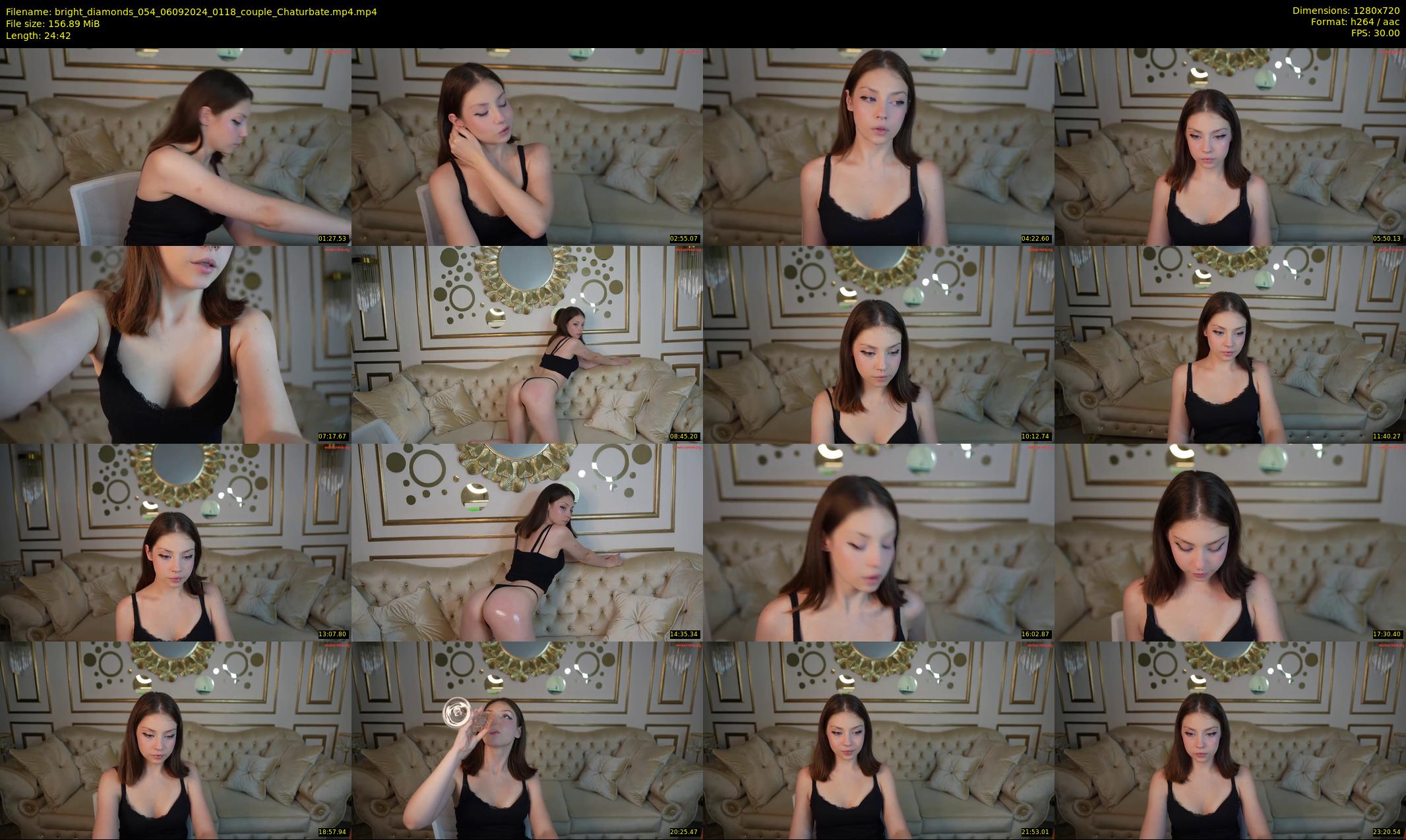 bright_diamonds_054 — 25 minute Chaturbate couple cam show recording, 720p, Sep 6, 2024
