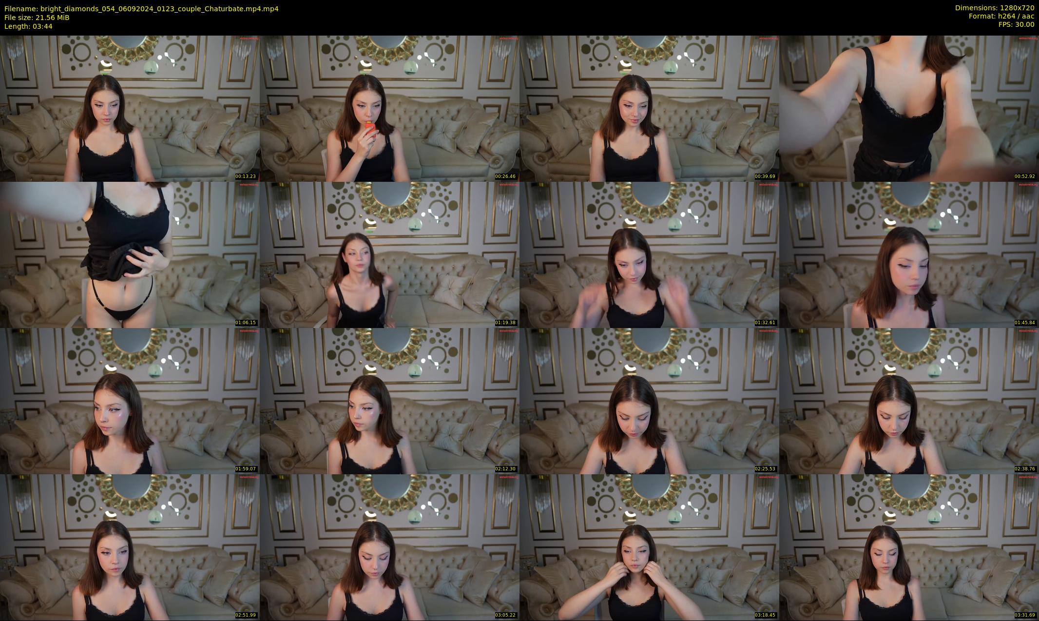 bright_diamonds_054 — 4 minute Chaturbate couple cam show recording, 720p, Sep 6, 2024