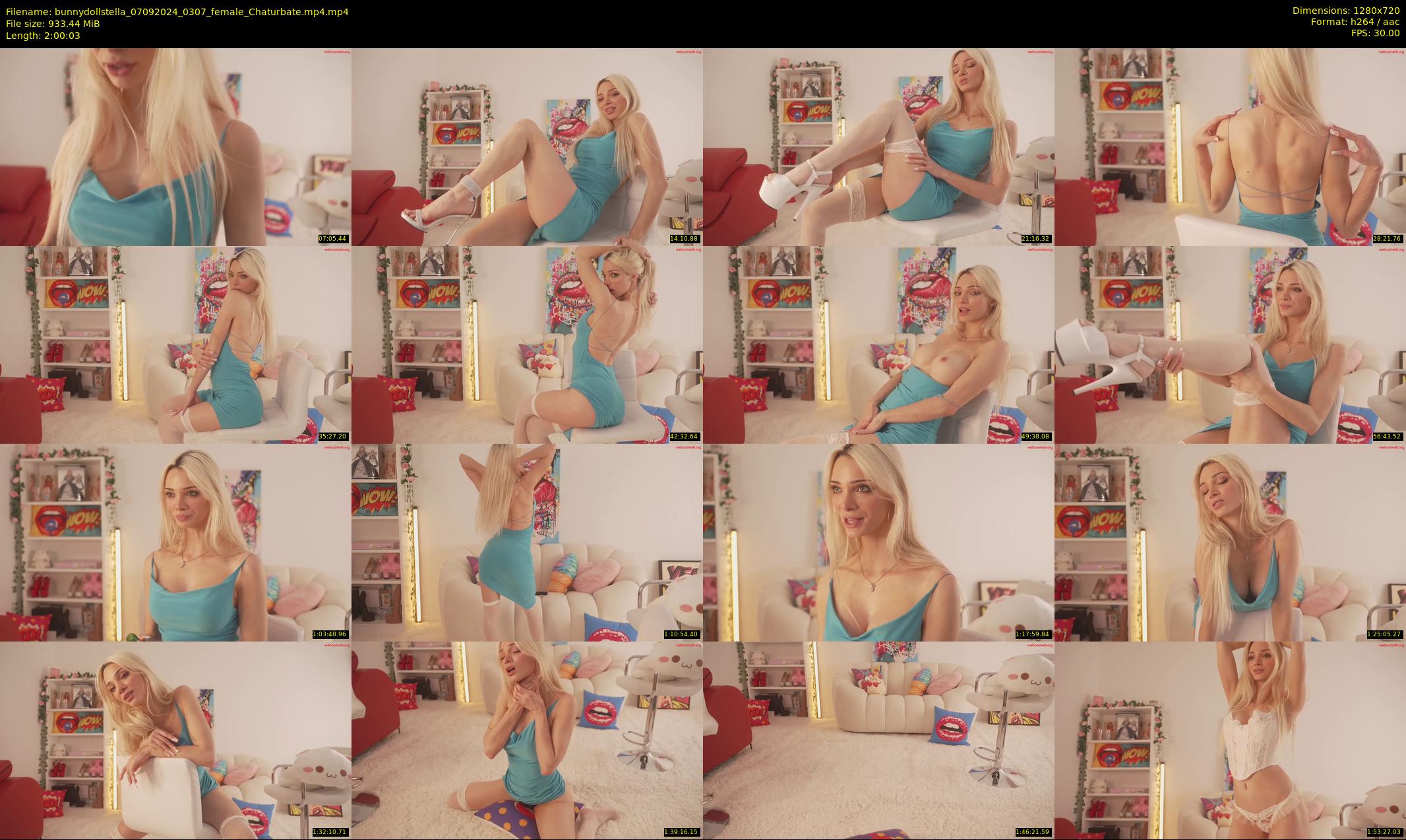 bunnydollstella — 121 minute Chaturbate female cam show recording, 720p, Sep 7, 2024