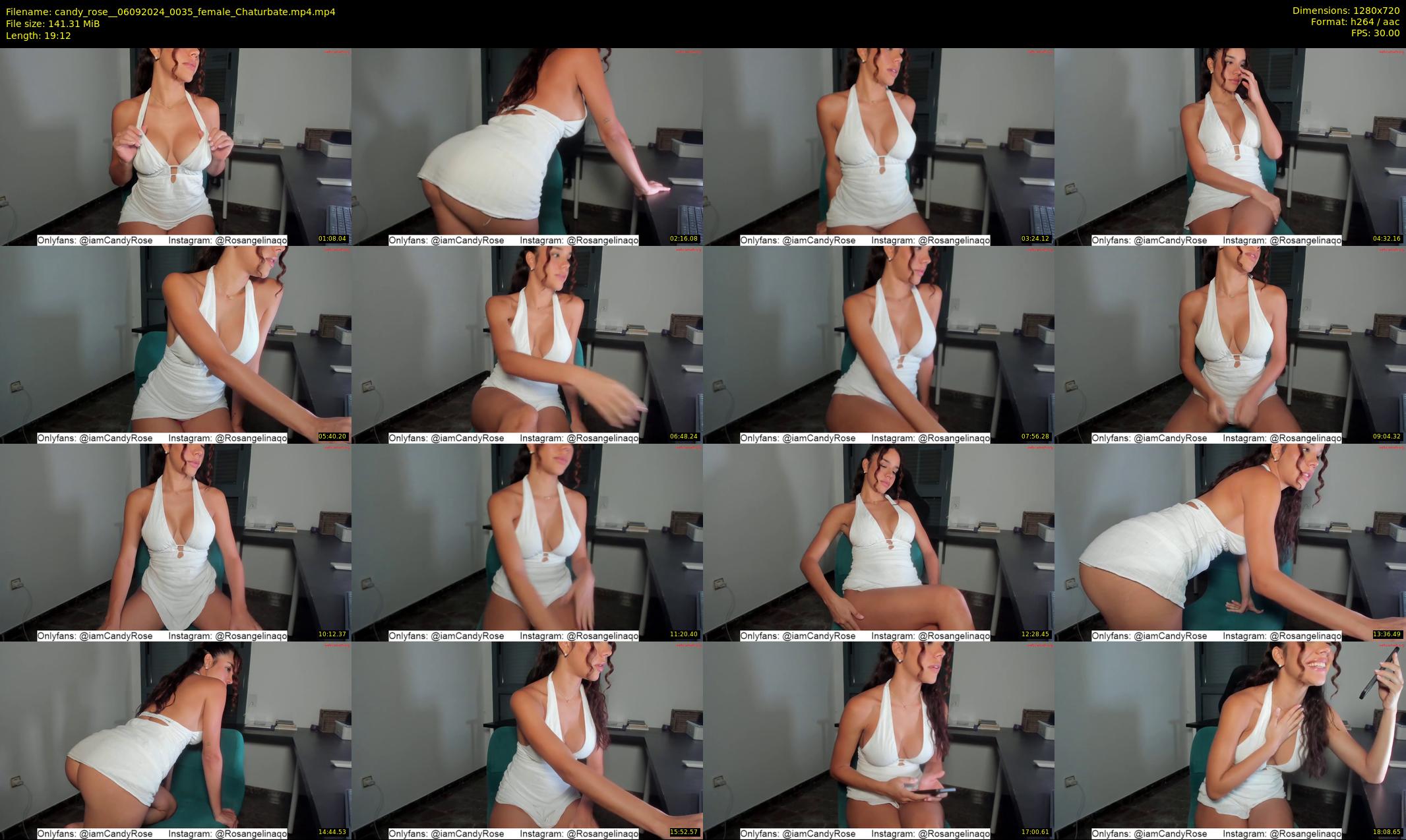candy_rose_ — 20 minute Chaturbate female cam show recording, 720p, Sep 6, 2024