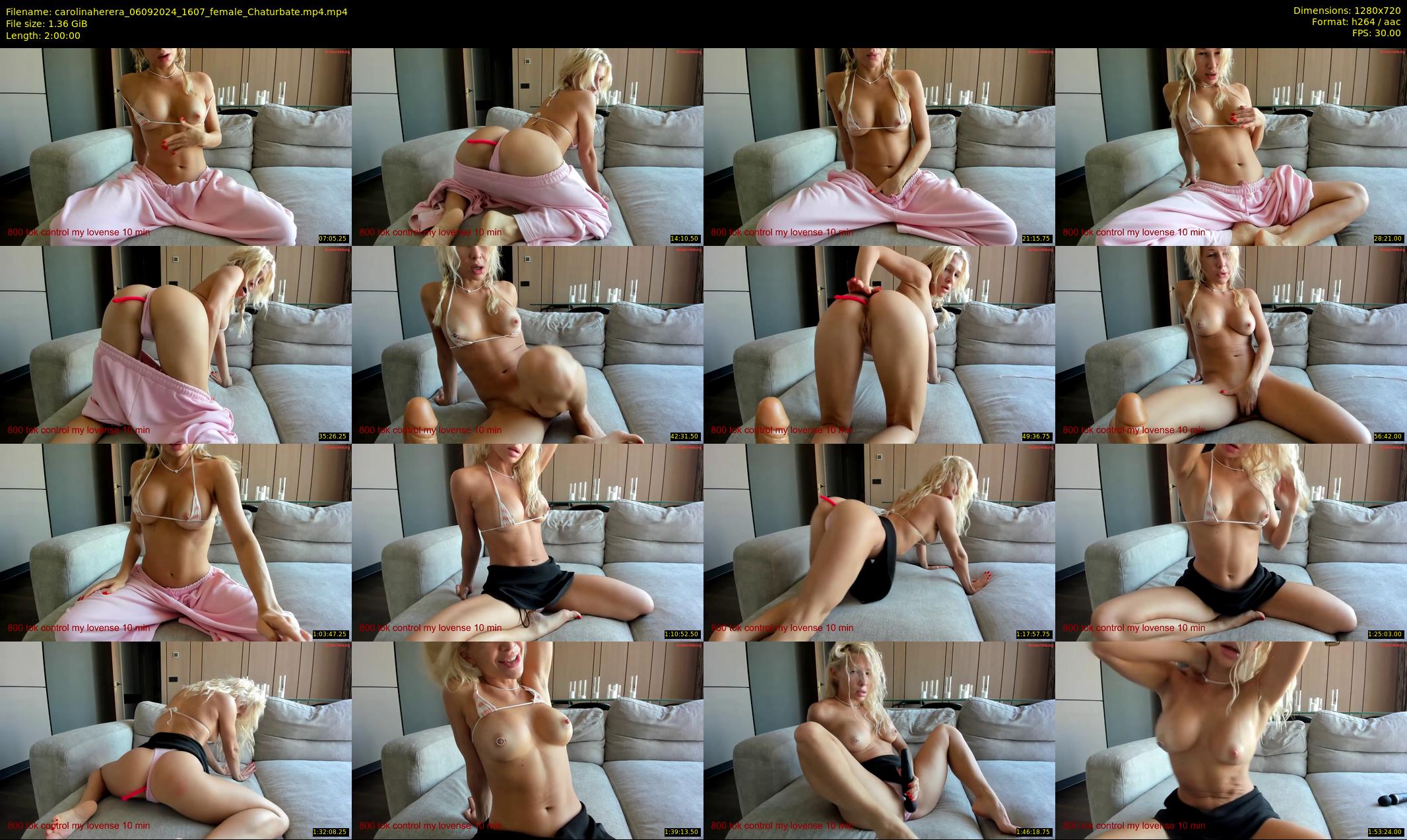 carolinaherera — 120 minute Chaturbate female cam show recording, 720p, Sep 6, 2024