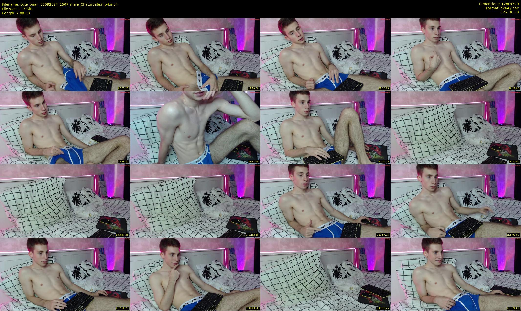 cute_brian — 120 minute Chaturbate male cam show recording, 720p, Sep 6, 2024