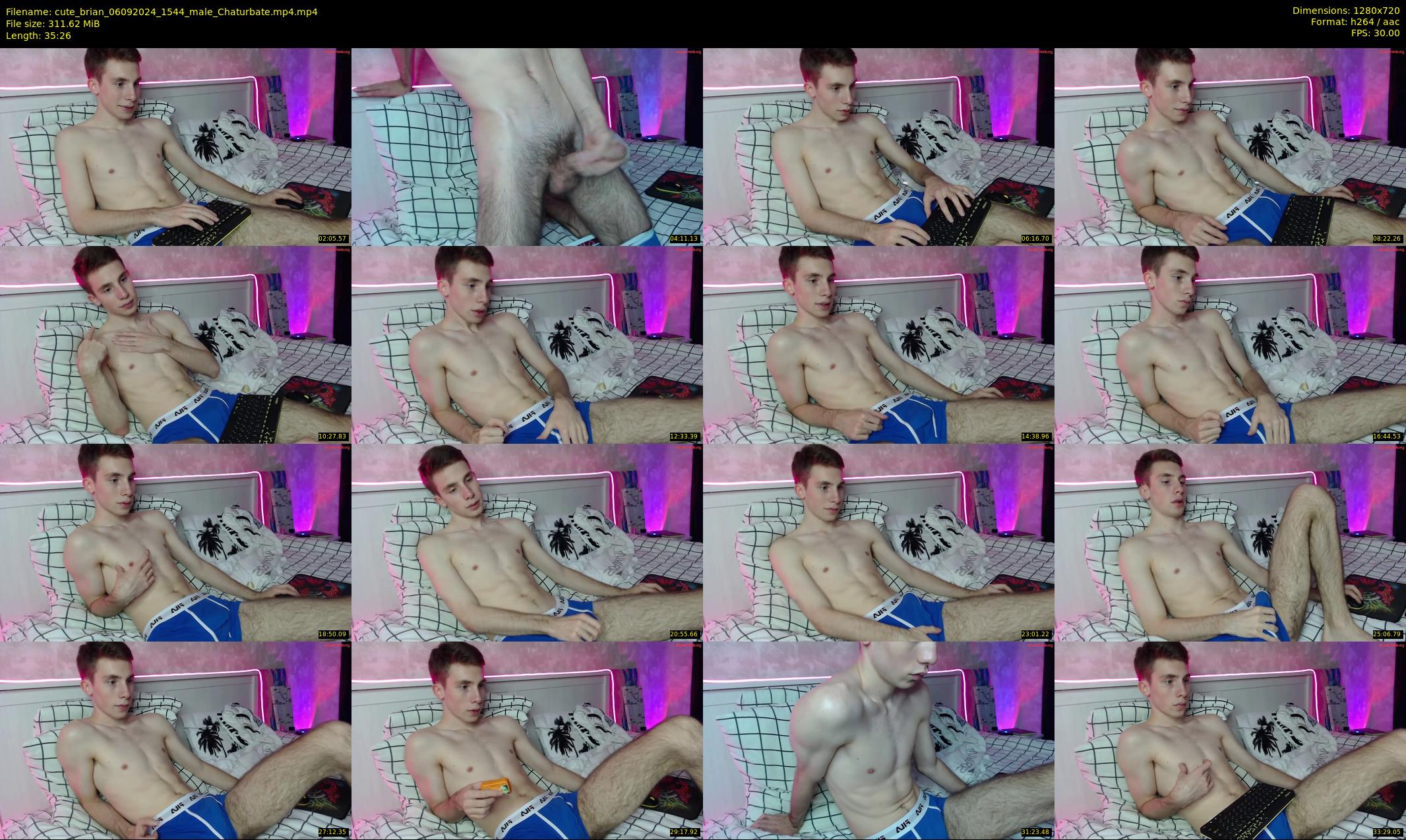 cute_brian — 36 minute Chaturbate male cam show recording, 720p, Sep 6, 2024