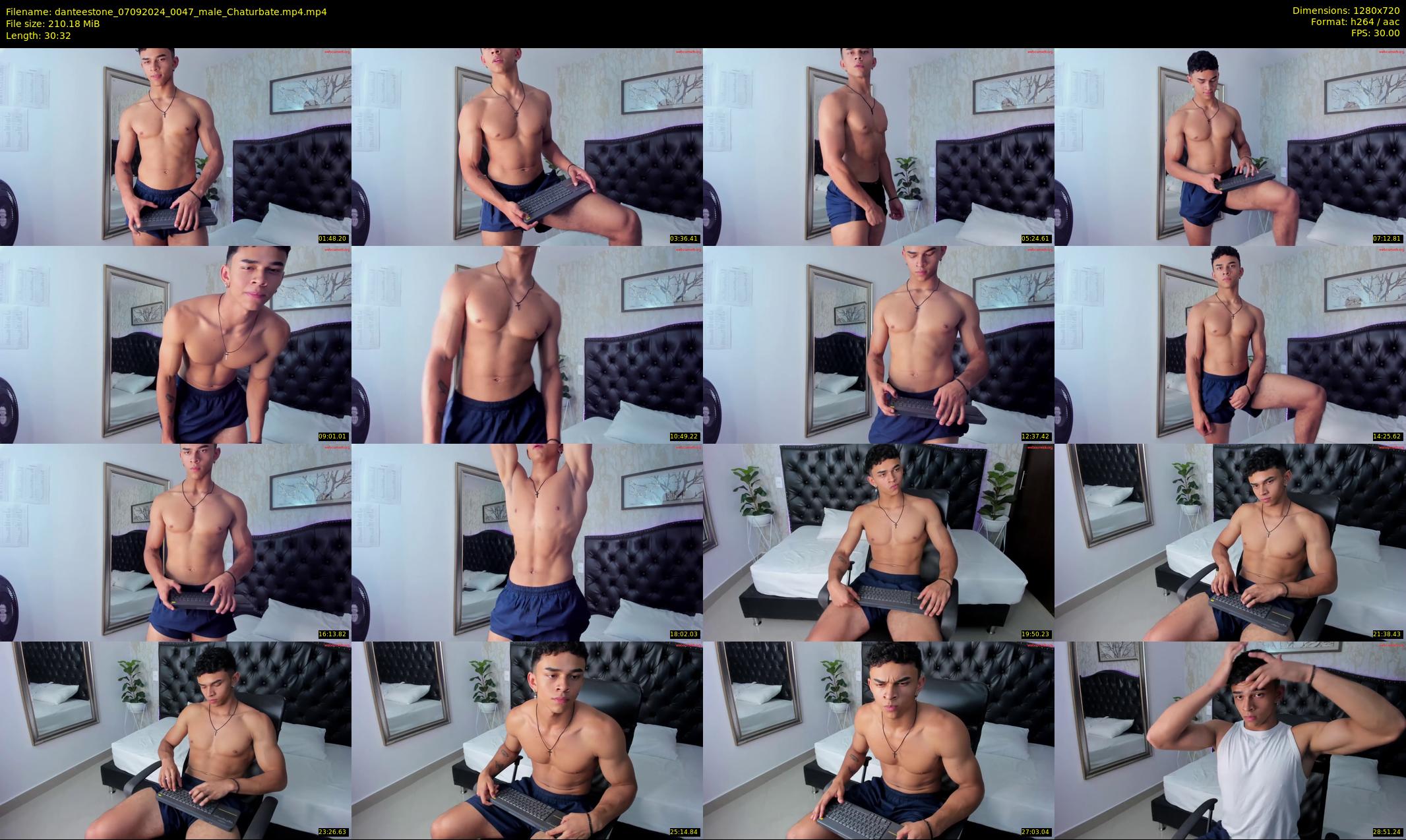 danteestone — 31 minute Chaturbate male cam show recording, 720p, Sep 7, 2024