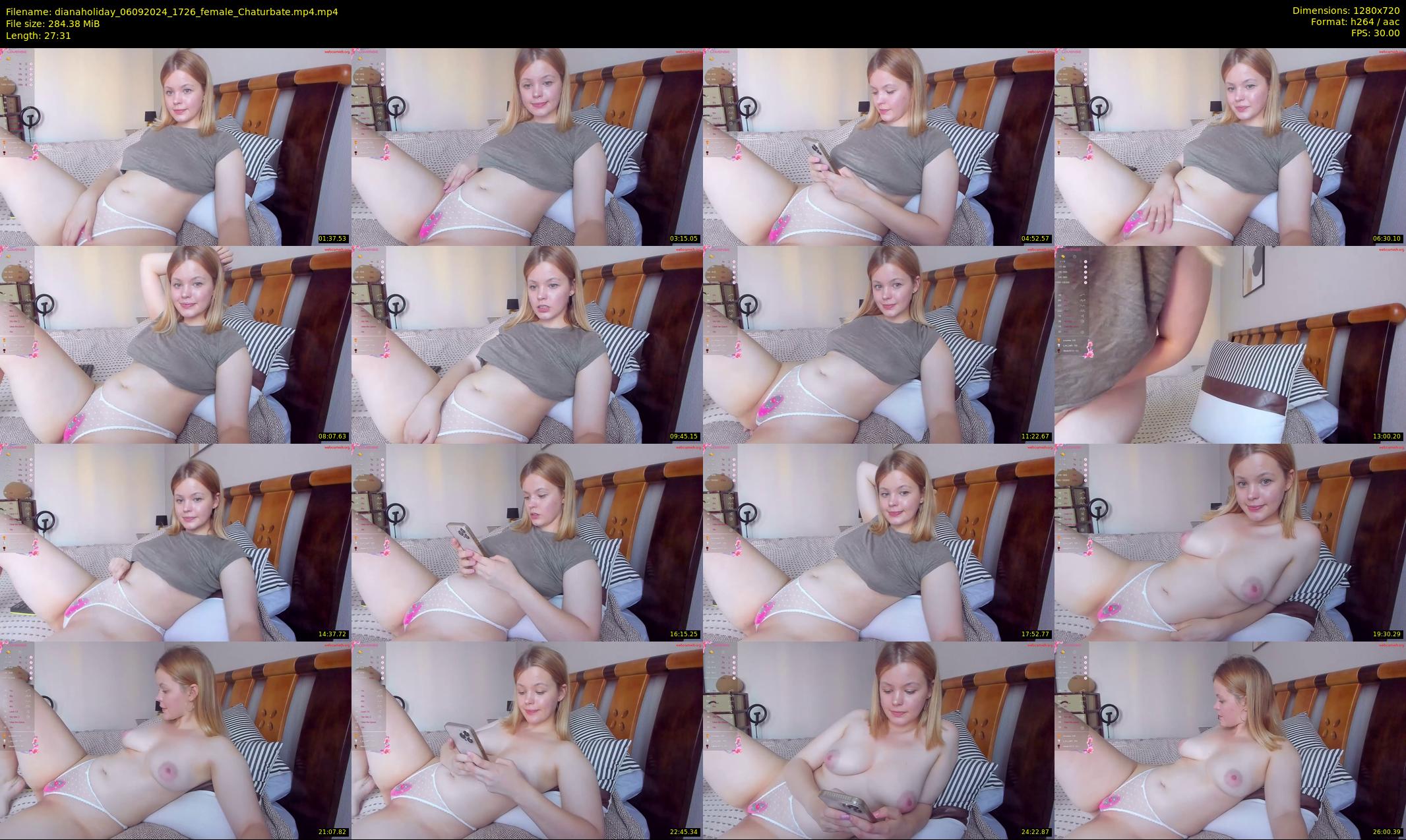 dianaholiday — 28 minute Chaturbate female cam show recording, 720p, Sep 6, 2024