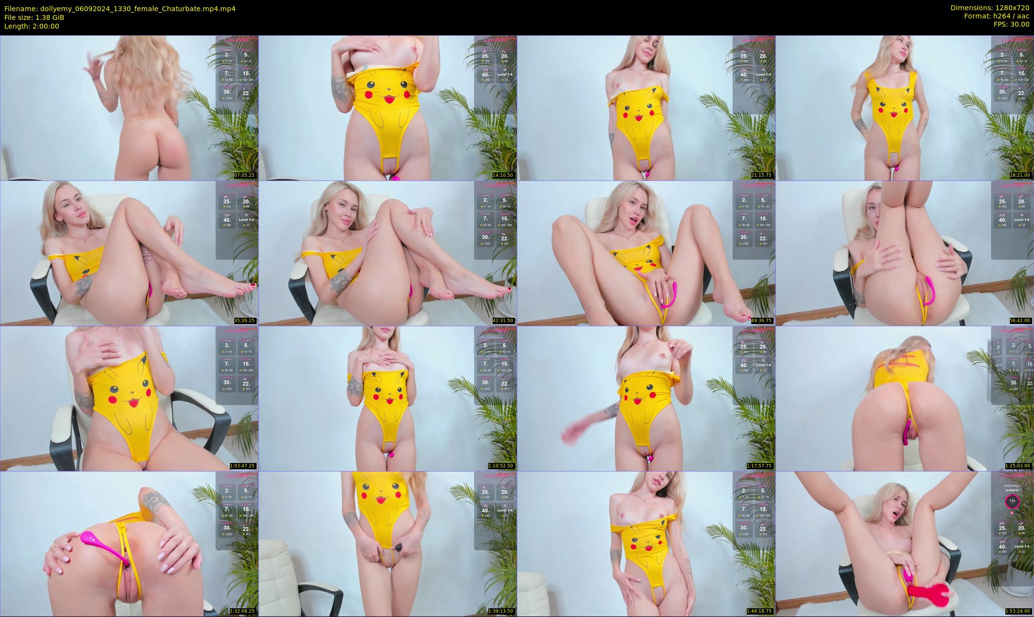 dollyemy — 120 minute Chaturbate female cam show recording, 720p, Sep 6, 2024