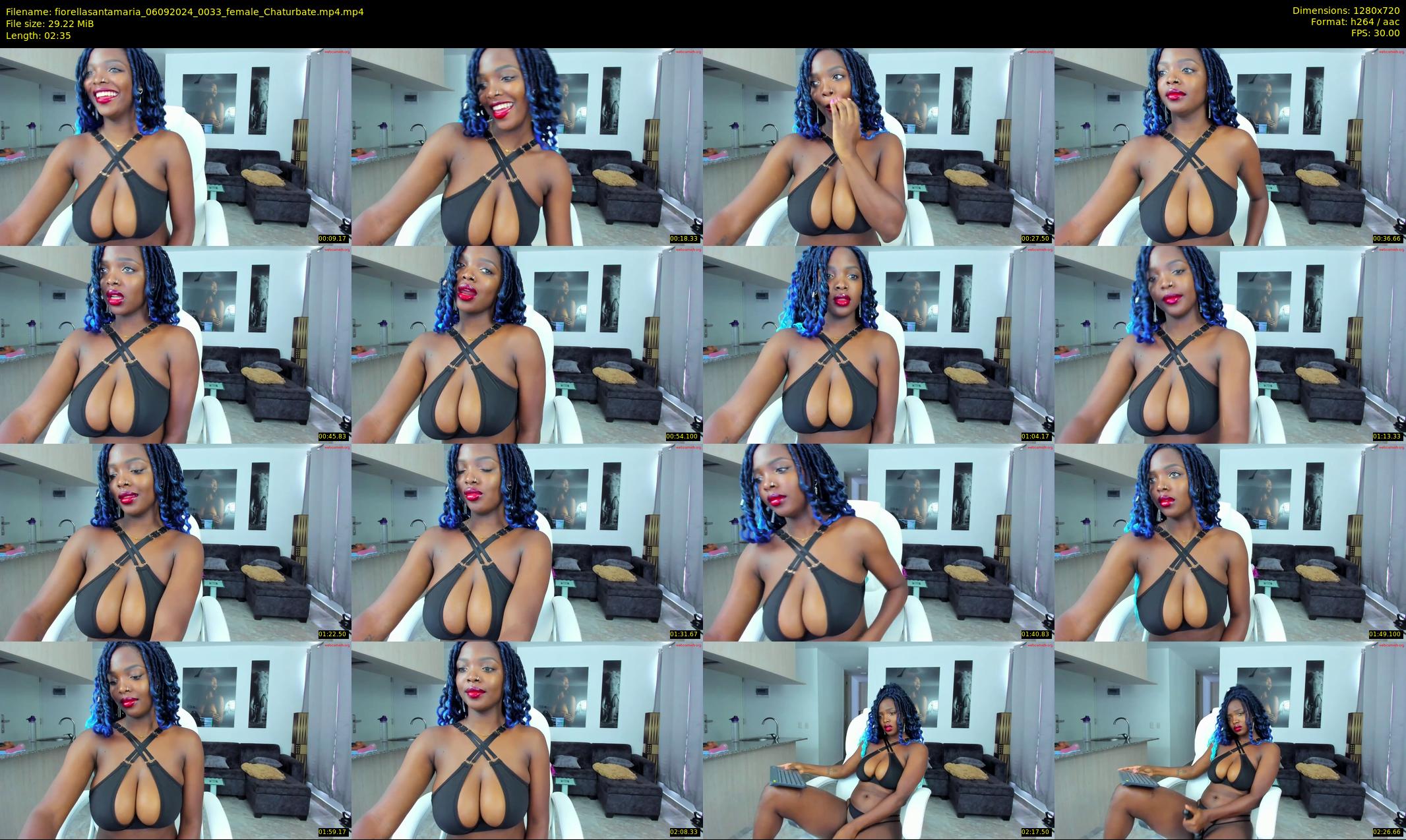 fiorellasantamaria — 3 minute Chaturbate female cam show recording, 720p, Sep 6, 2024