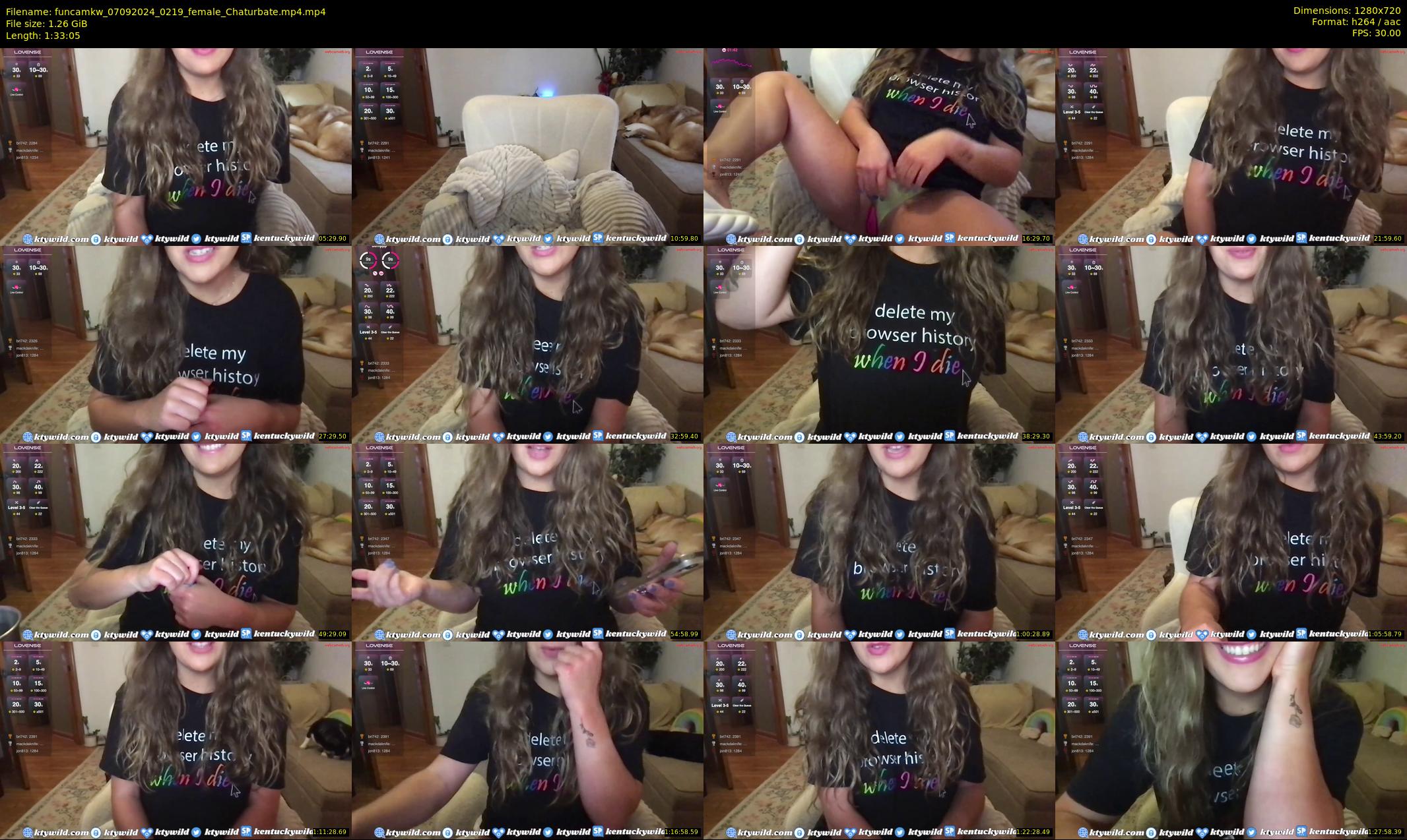funcamkw — 94 minute Chaturbate female cam show recording, 720p, Sep 7, 2024