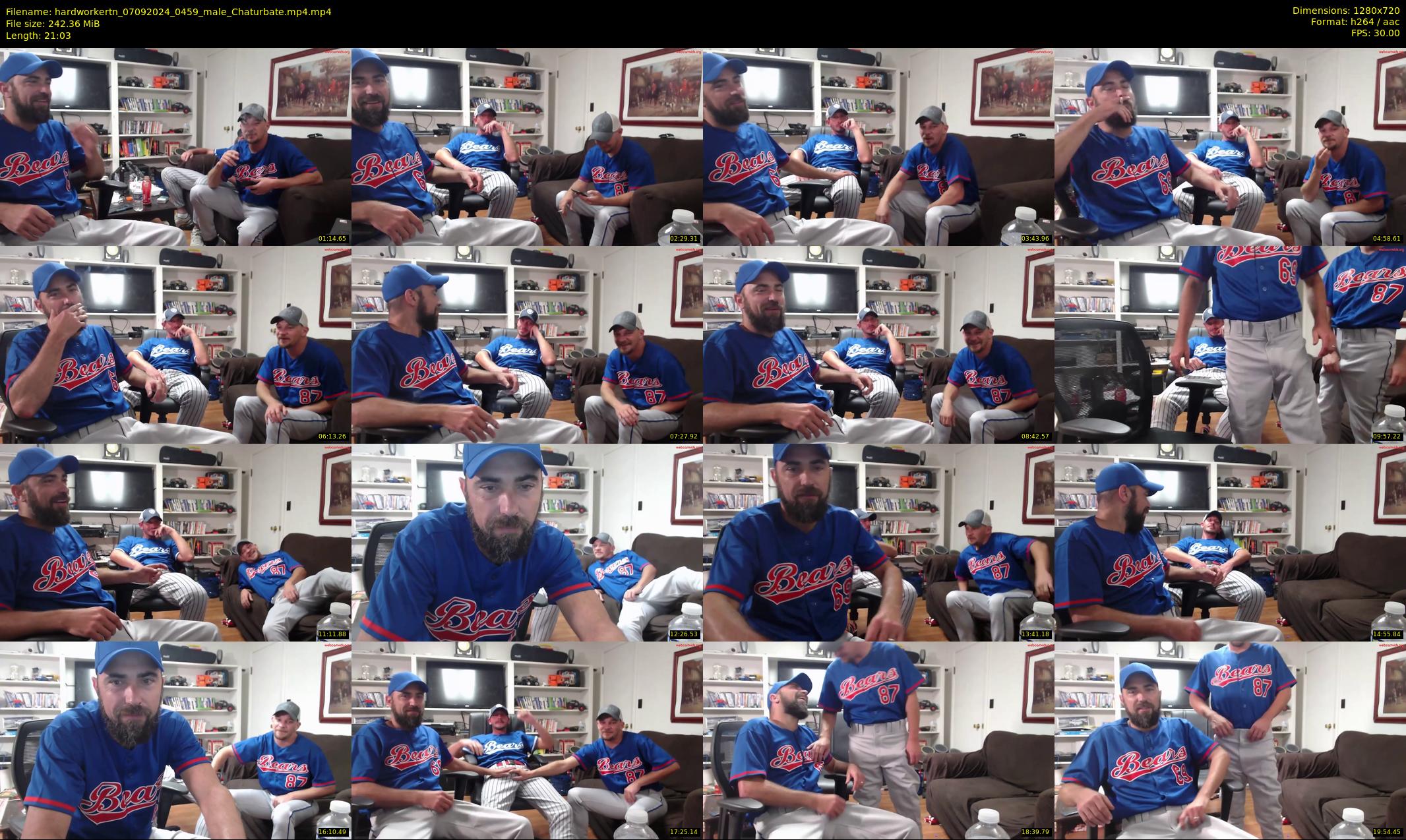 hardworkertn — 22 minute Chaturbate male cam show recording, 720p, Sep 7, 2024