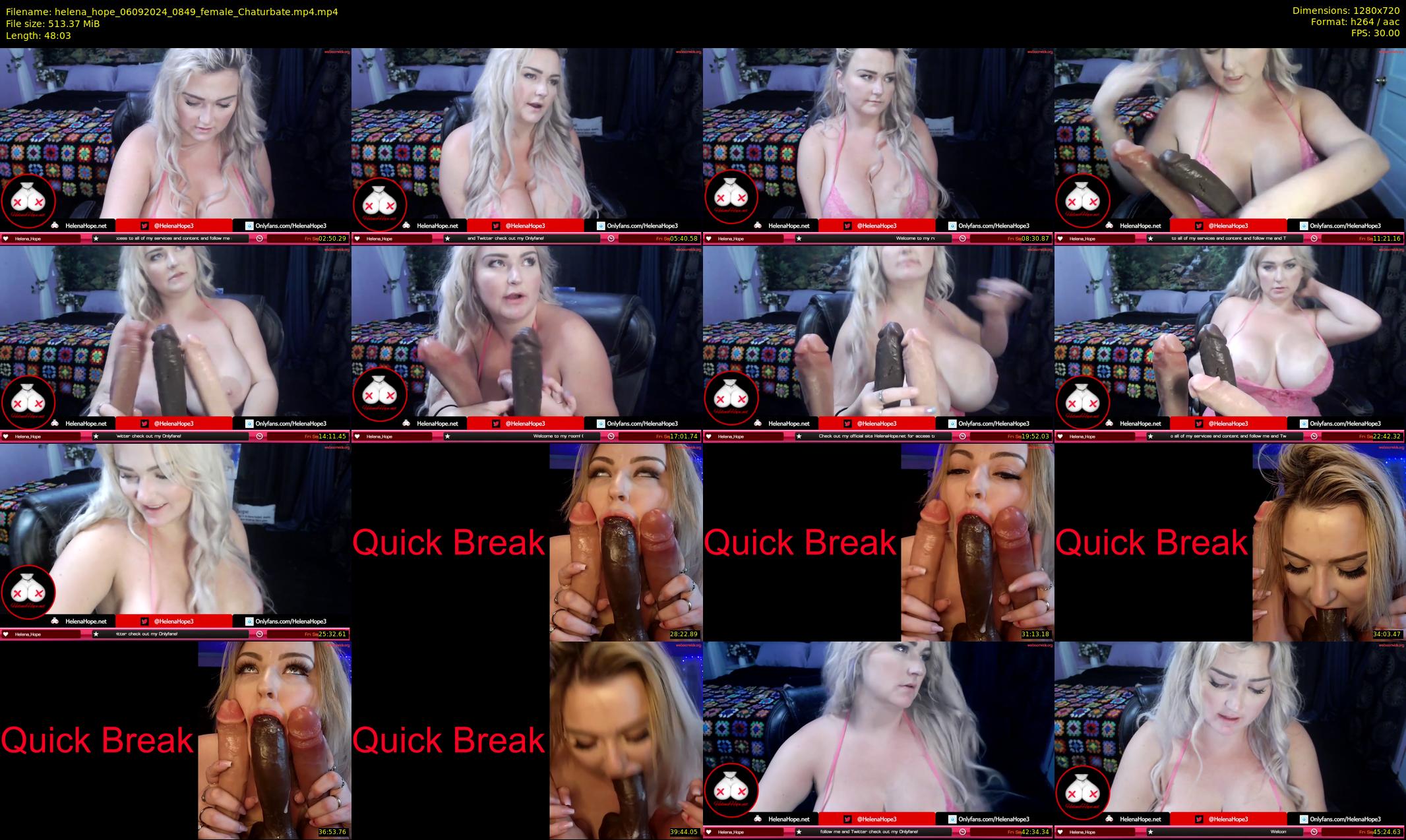 helena_hope — 49 minute Chaturbate female cam show recording, 720p, Sep 6, 2024