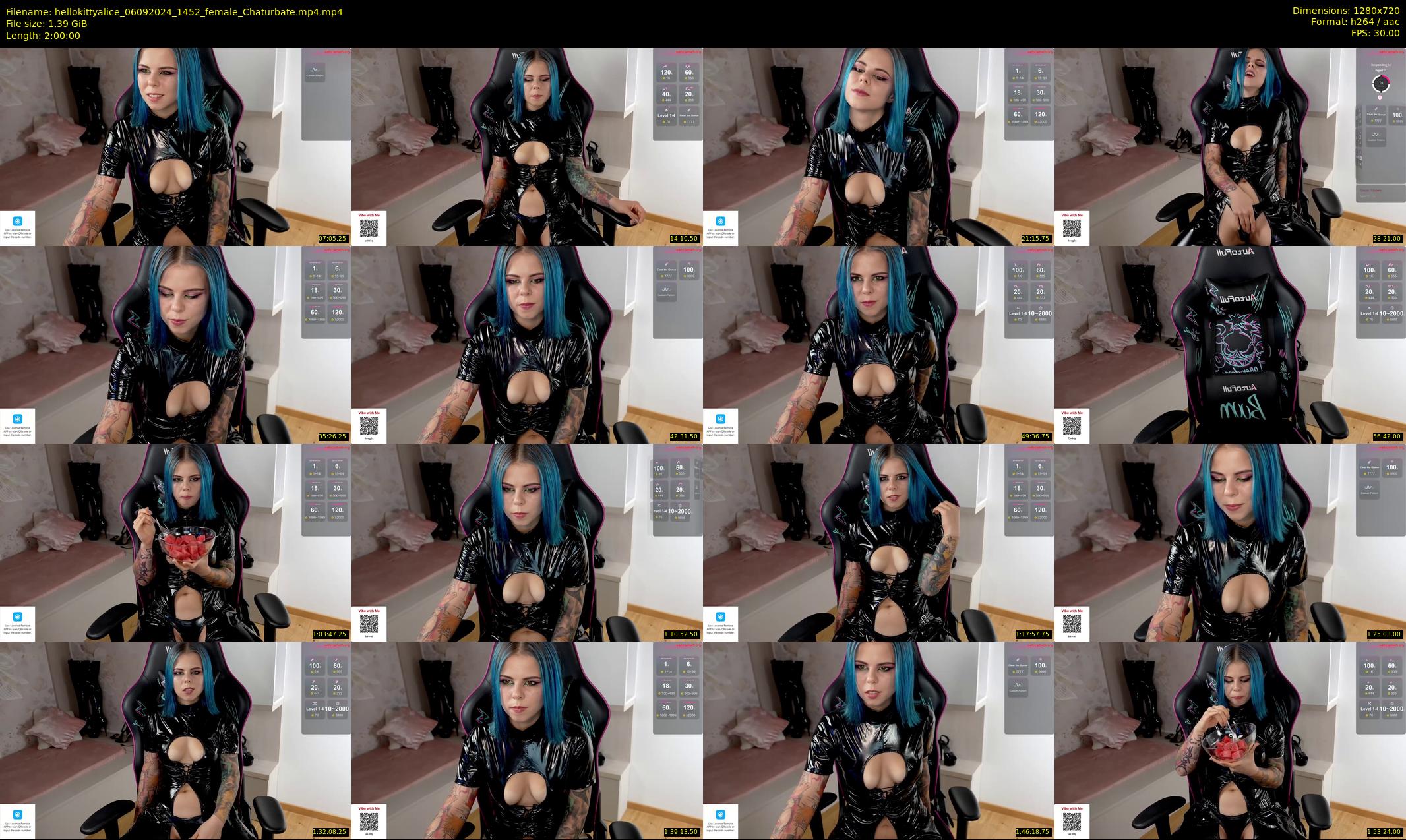 hellokittyalice — 120 minute Chaturbate female cam show recording, 720p, Sep 6, 2024